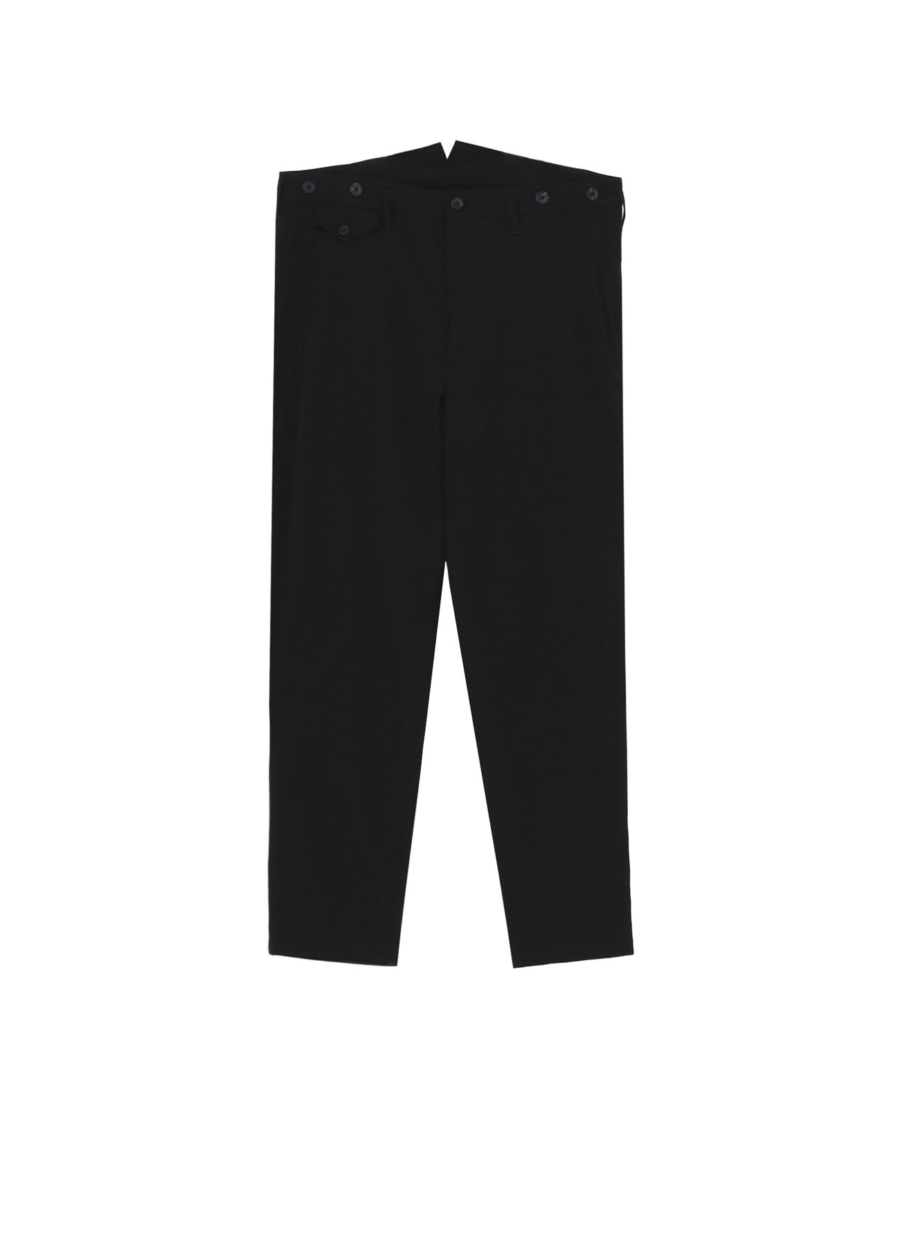 【Launching 10:00(JST), Jan 11】WOOL GABARDINE SUSPENDER SLIM PANTS