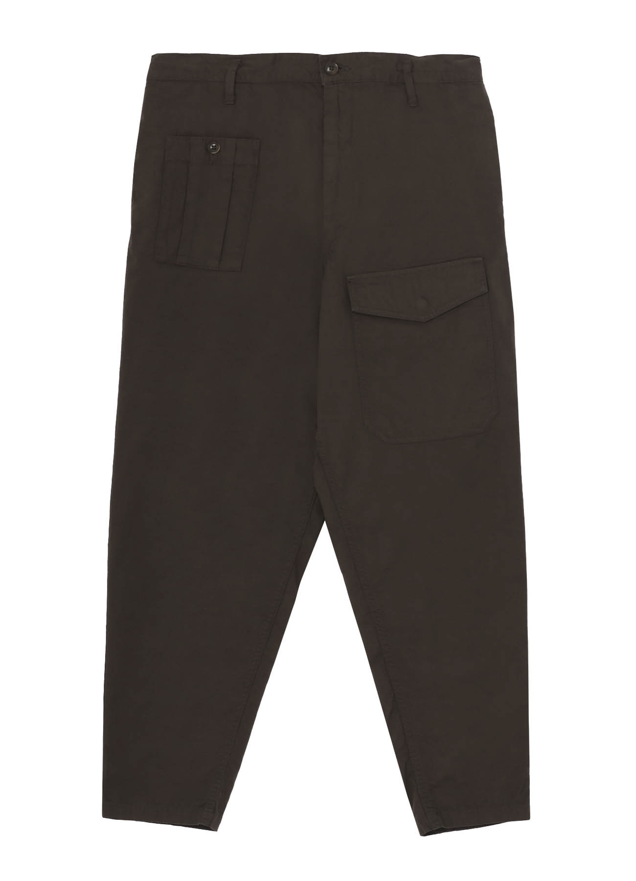 BLACK SCANDAL OXFORD NO-TUCK WAIST STRING WORK PANTS