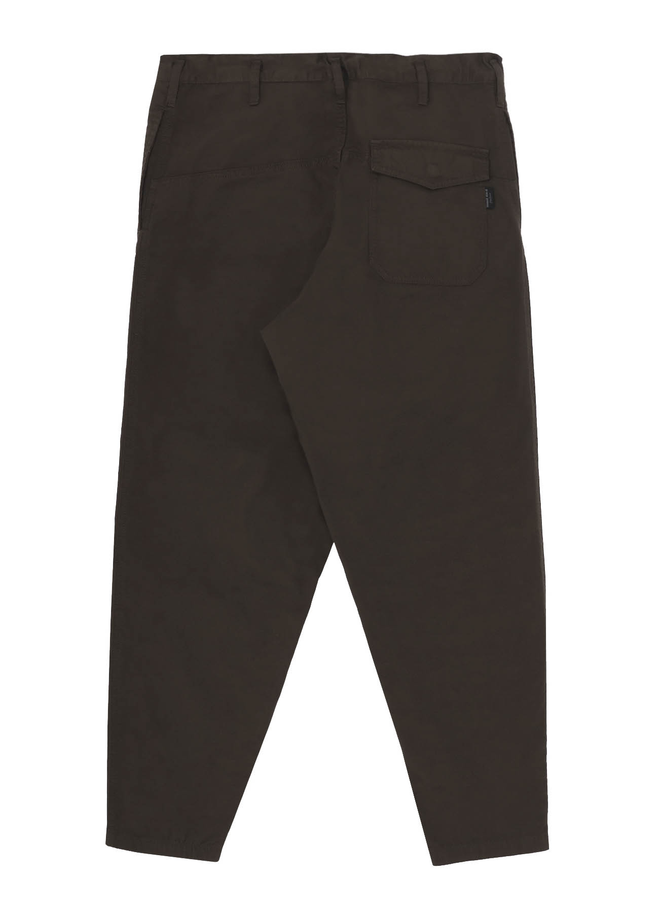 BLACK SCANDAL OXFORD NO-TUCK WAIST STRING WORK PANTS