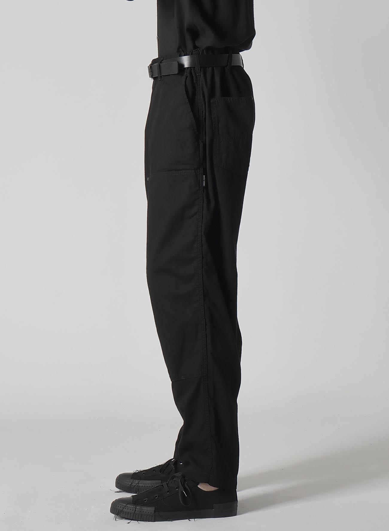 BLACK SCANDAL OXFORD DOUBLE KNEE WORK PANTS