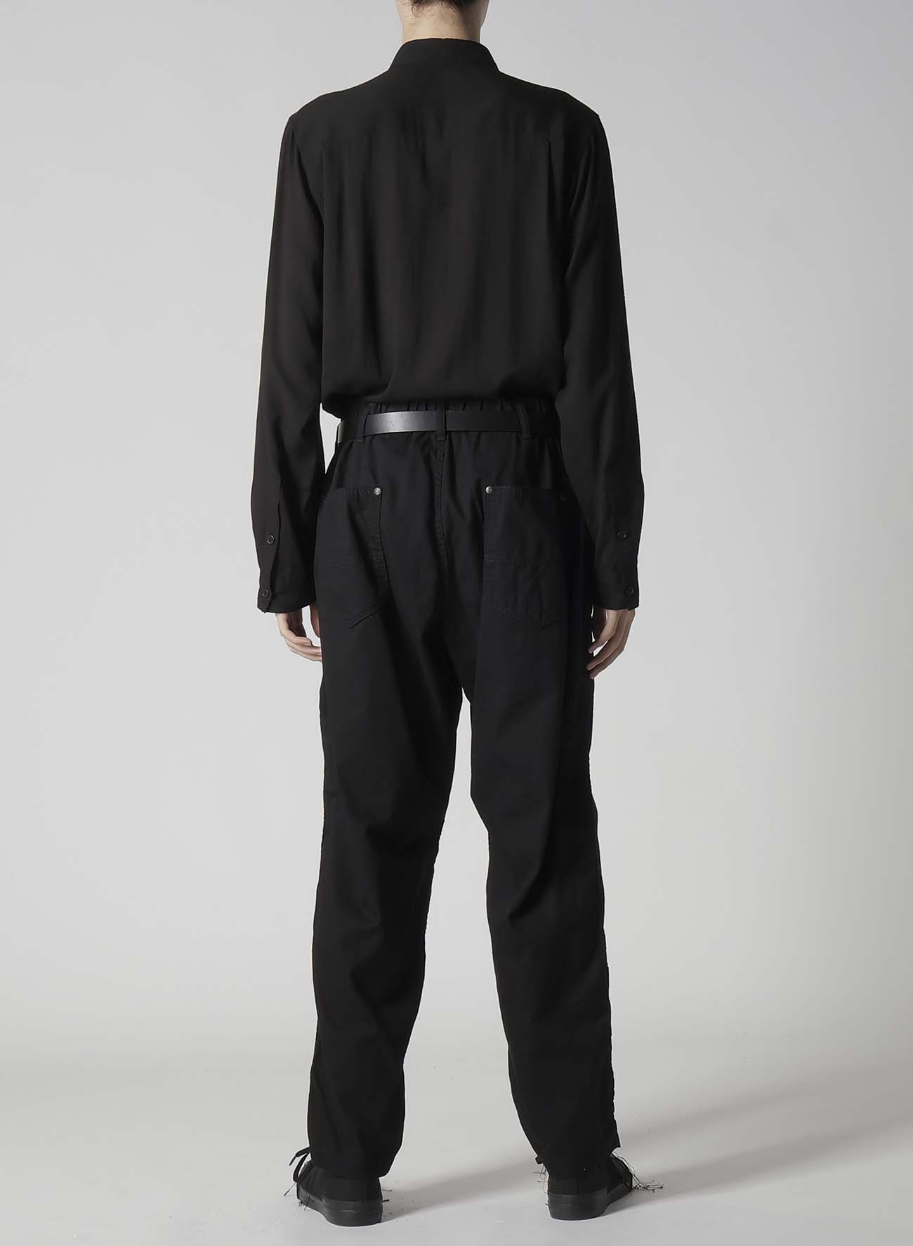 BLACK SCANDAL OXFORD DOUBLE KNEE WORK PANTS