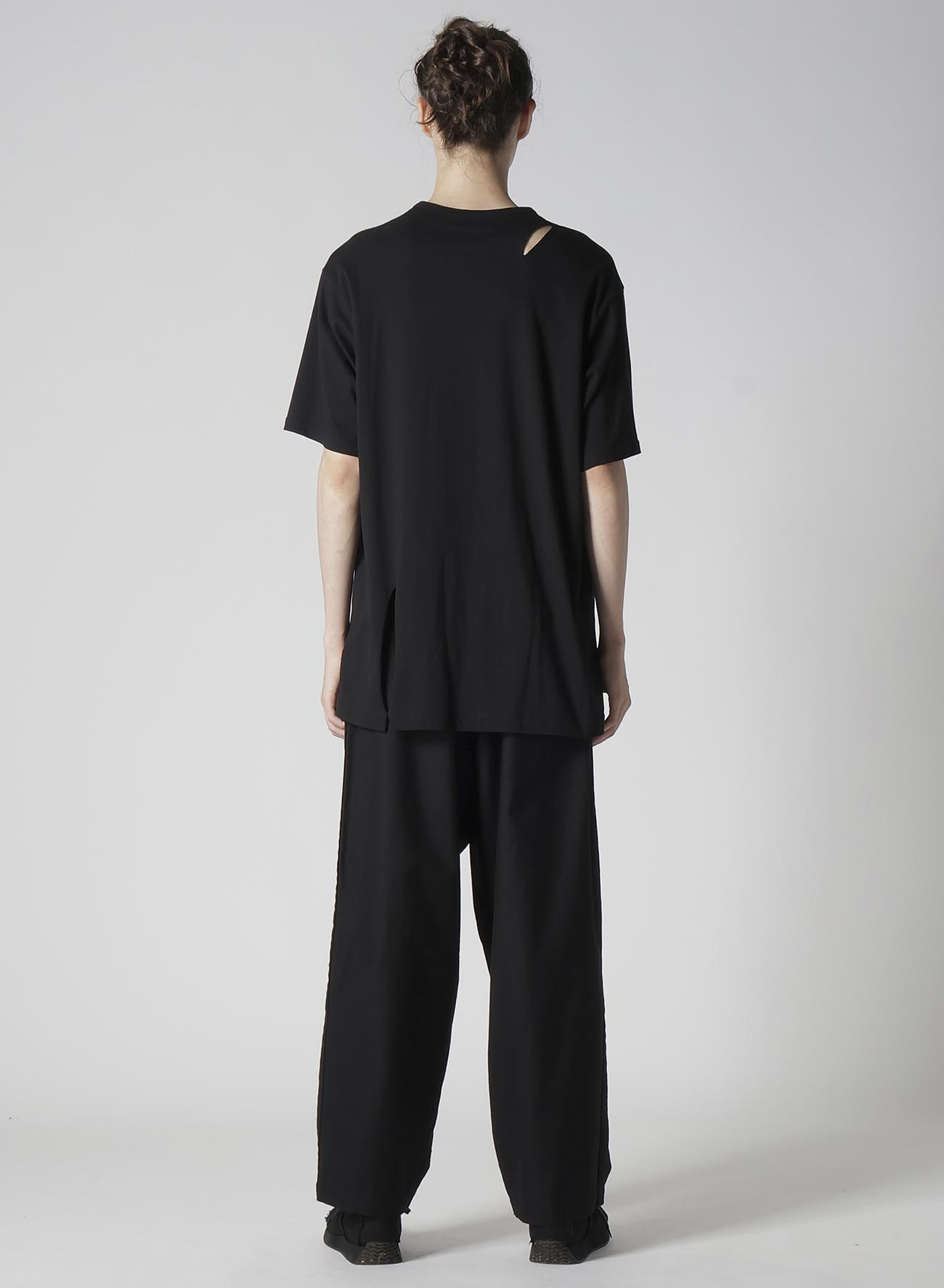 COMBED SINGLE JERSEY SLIT DETAIL S SLEEVE T