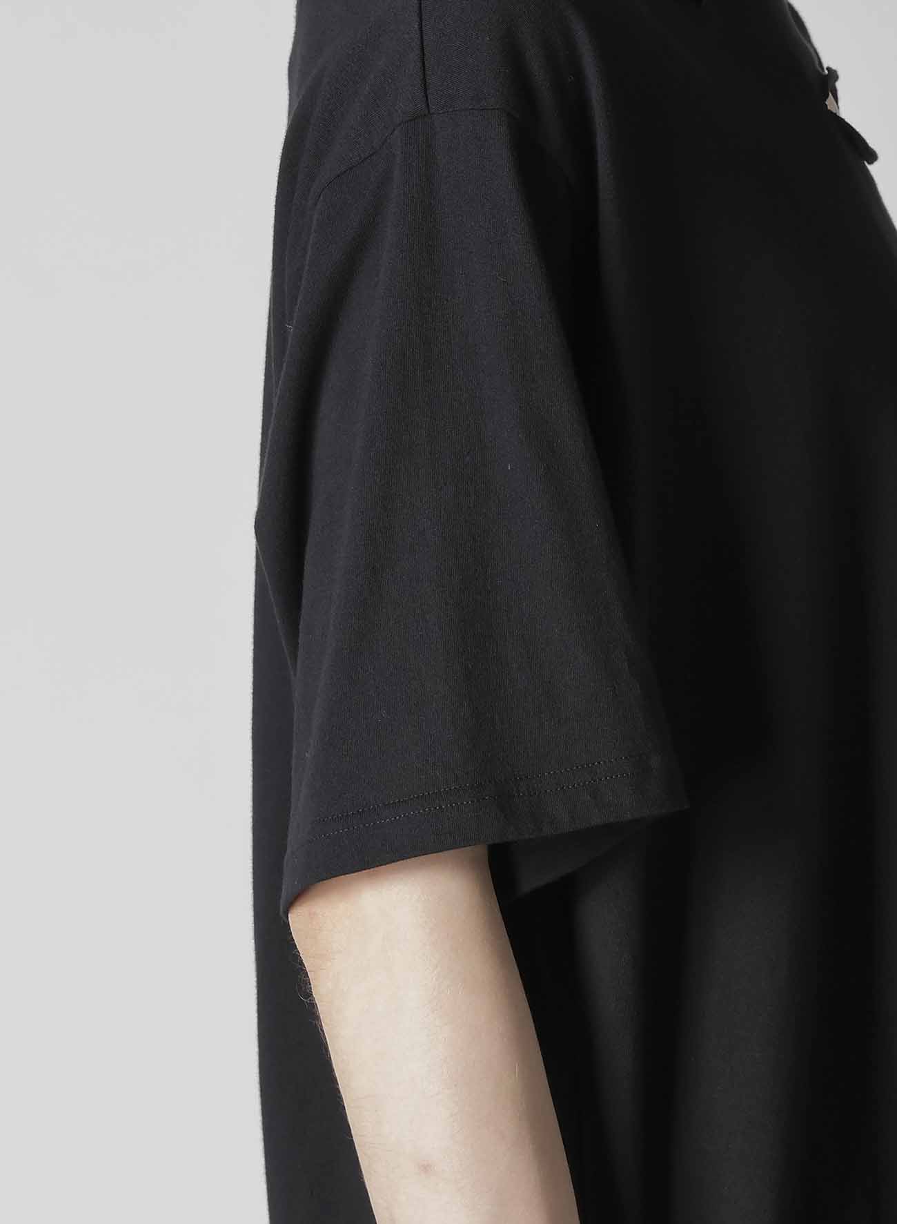 COMBED SINGLE JERSEY SLIT DETAIL S SLEEVE T