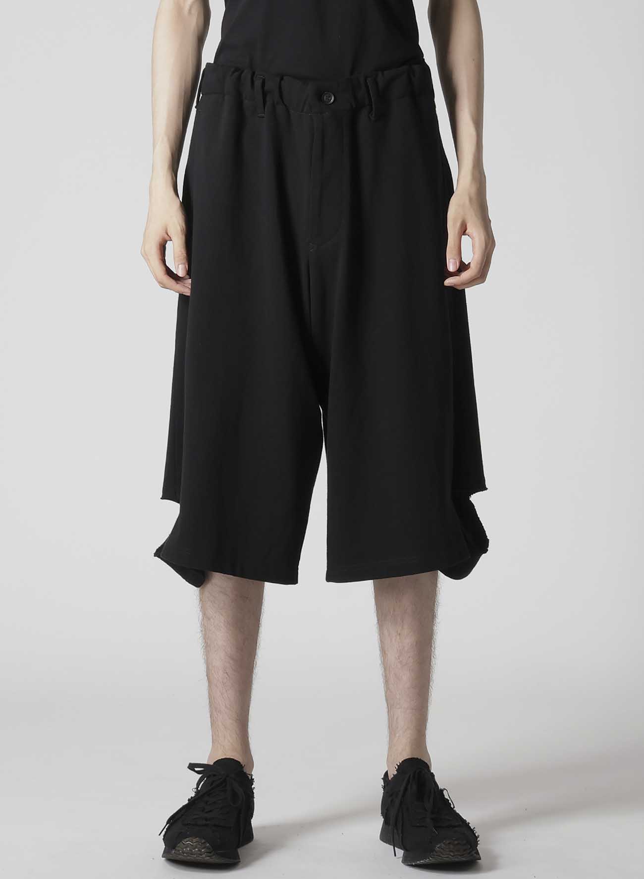 MASTERSEED SINGLE JERSEY SLIT DETAIL PANTS