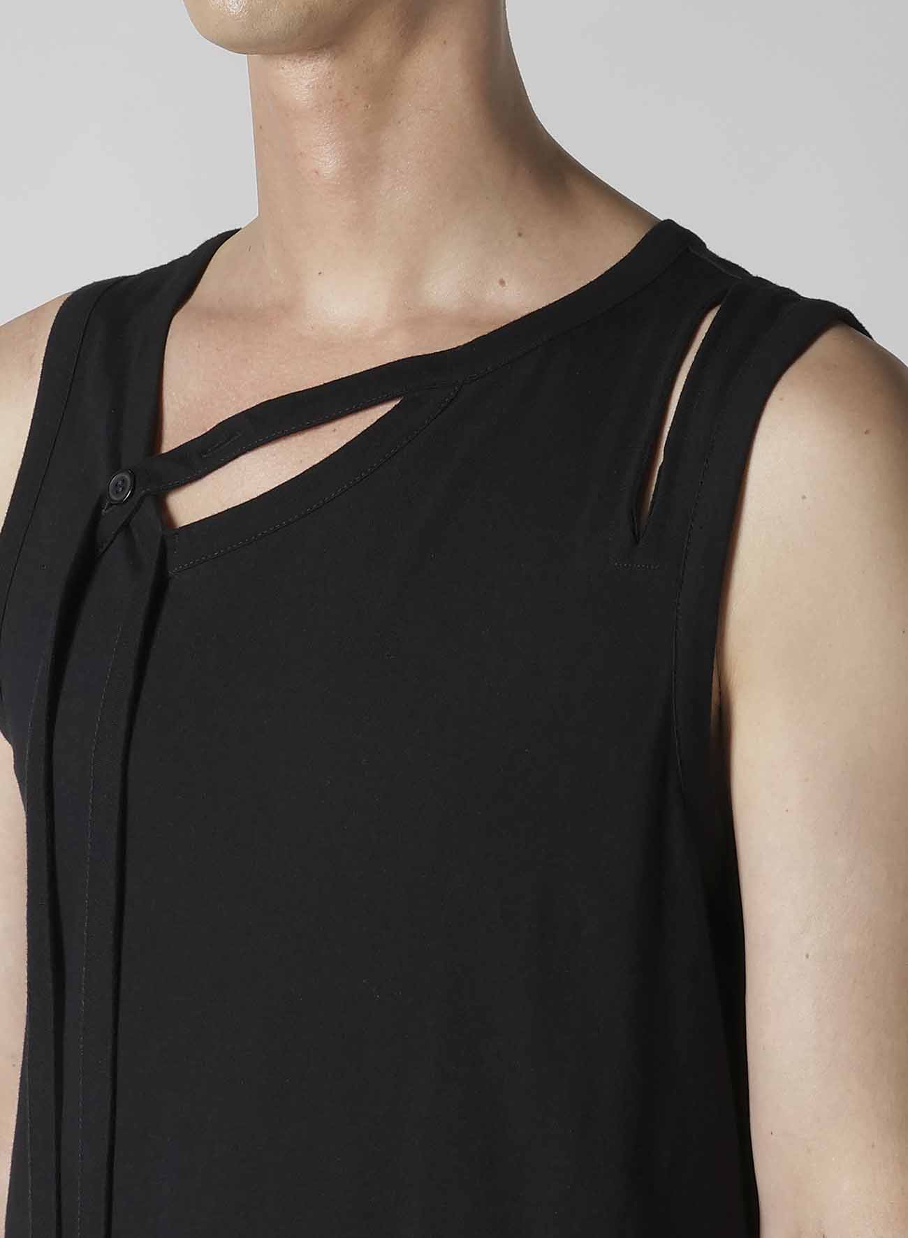 【Launching 10:00(JST), Jan 11】SINGLE JERSEY BINDER V NECK TANK TOP