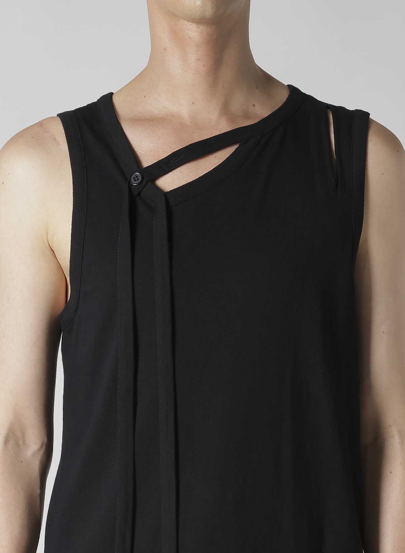 【Launching 10:00(JST), Jan 11】SINGLE JERSEY BINDER V NECK TANK TOP