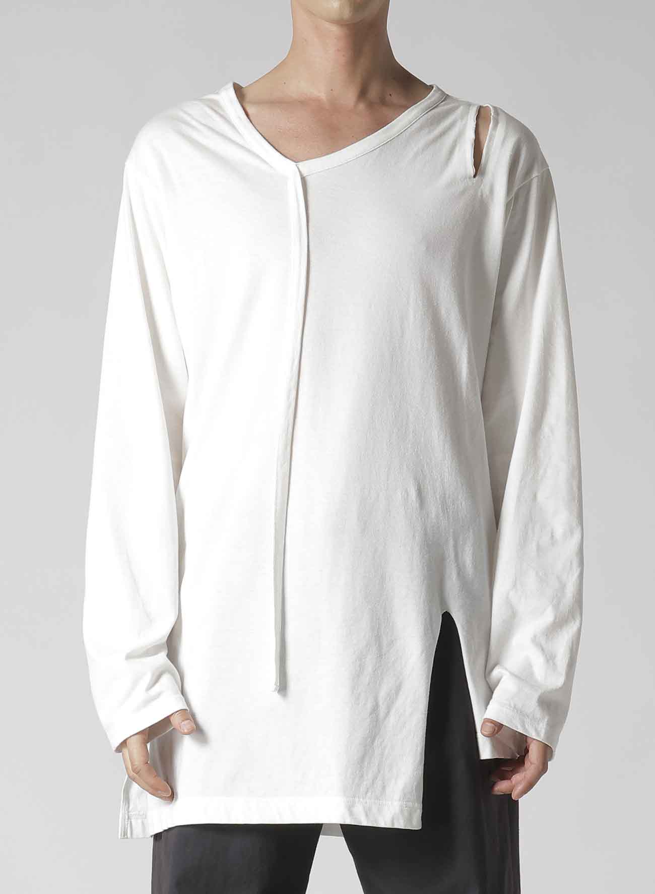 【Launching 10:00(JST), Jan 11】SINGLE JERSEY BINDER V NECK LONG SLEEVE