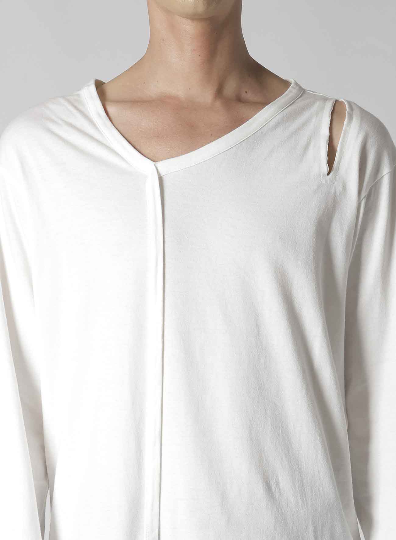 【Launching 10:00(JST), Jan 11】SINGLE JERSEY BINDER V NECK LONG SLEEVE