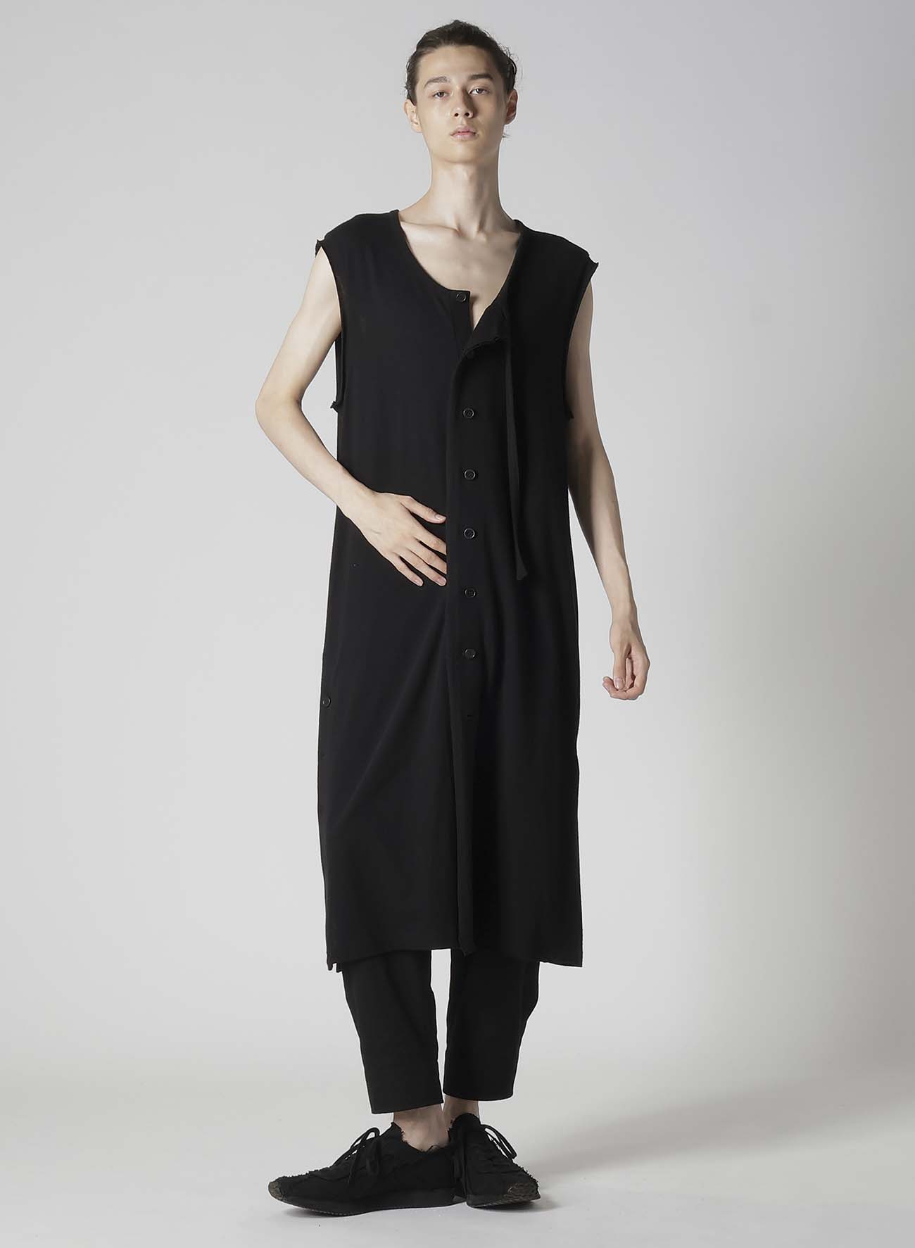 【Launching 10:00(JST), Jan 11】10/-BD GAUZE SINGLE JERSEY SLEEVELESS LONG CARDIGAN