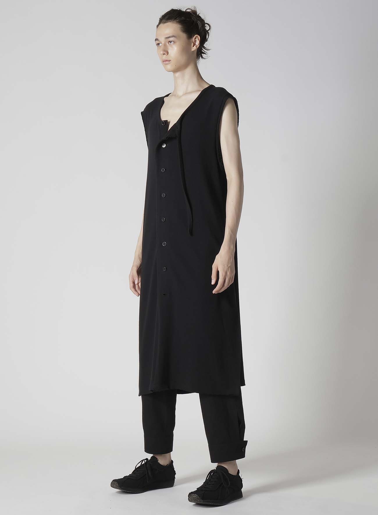 【Launching 10:00(JST), Jan 11】10/-BD GAUZE SINGLE JERSEY SLEEVELESS LONG CARDIGAN