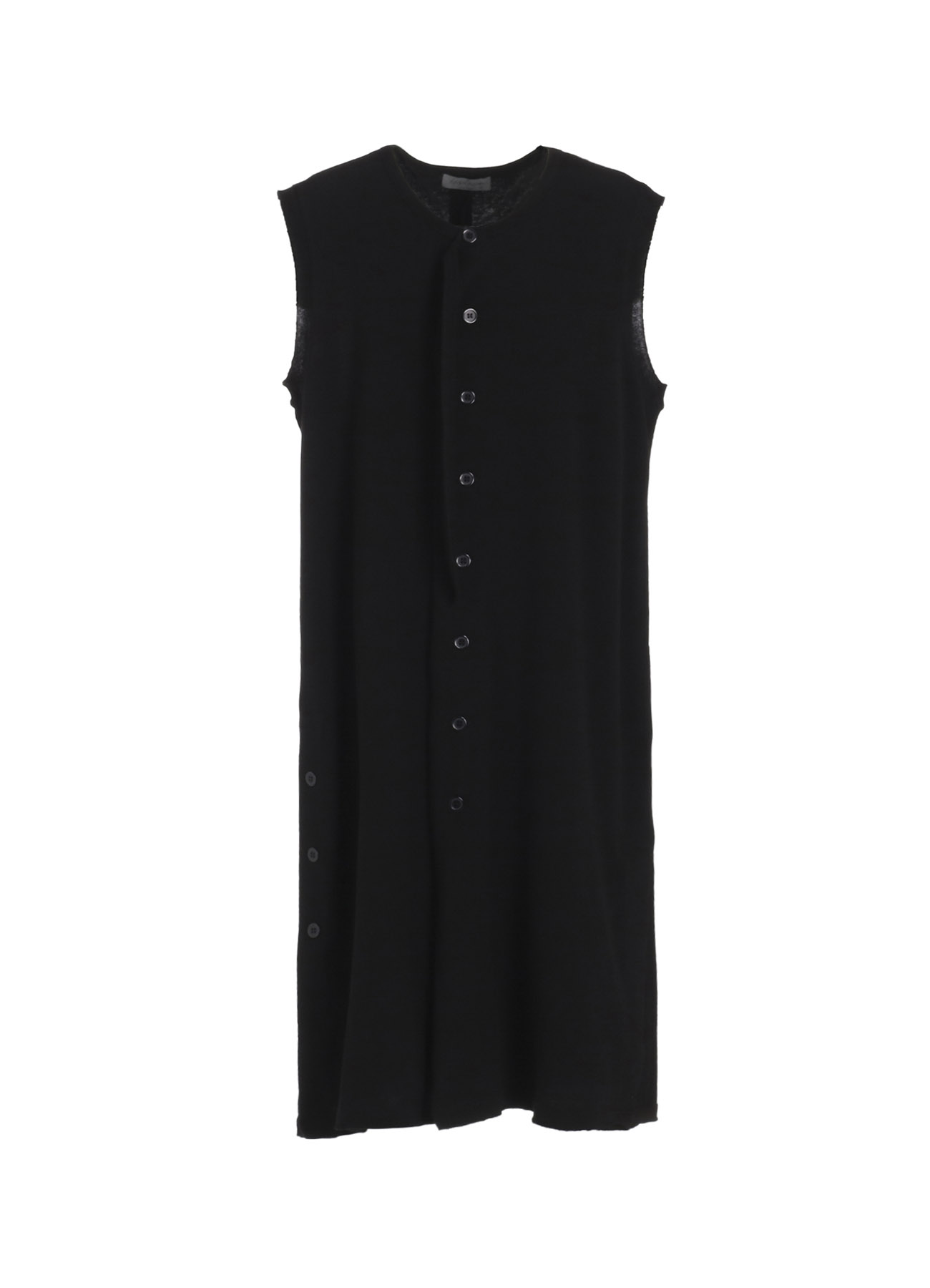 【Launching 10:00(JST), Jan 11】10/-BD GAUZE SINGLE JERSEY SLEEVELESS LONG CARDIGAN