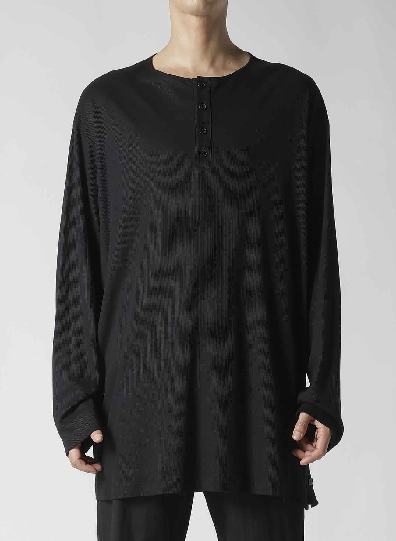 Ly/C MVS SPIRAL HENRY NECK LS T