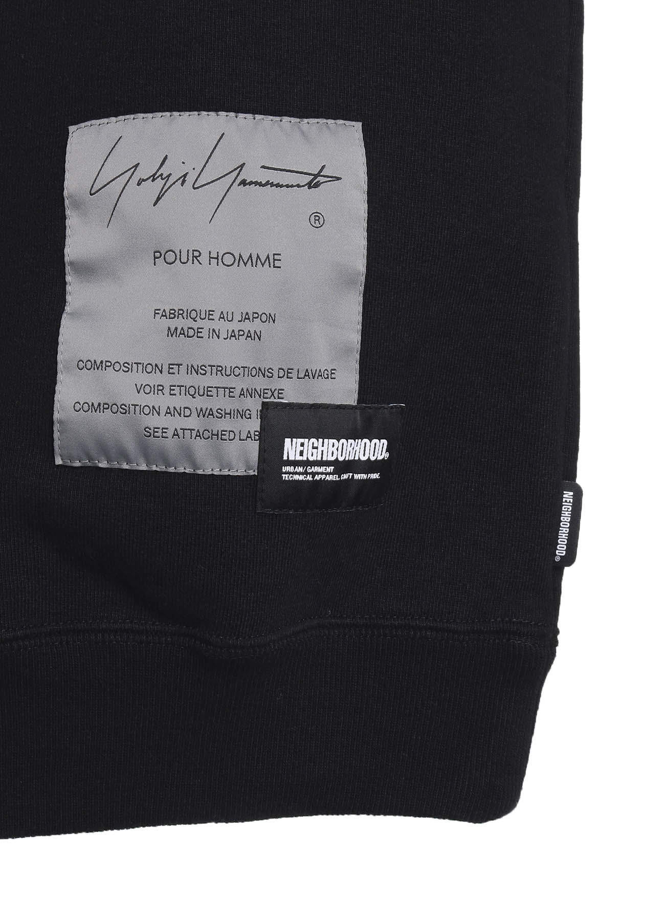 Yohji Yamamoto x NEIGHBORHOOD SWEAT SHIRT LS