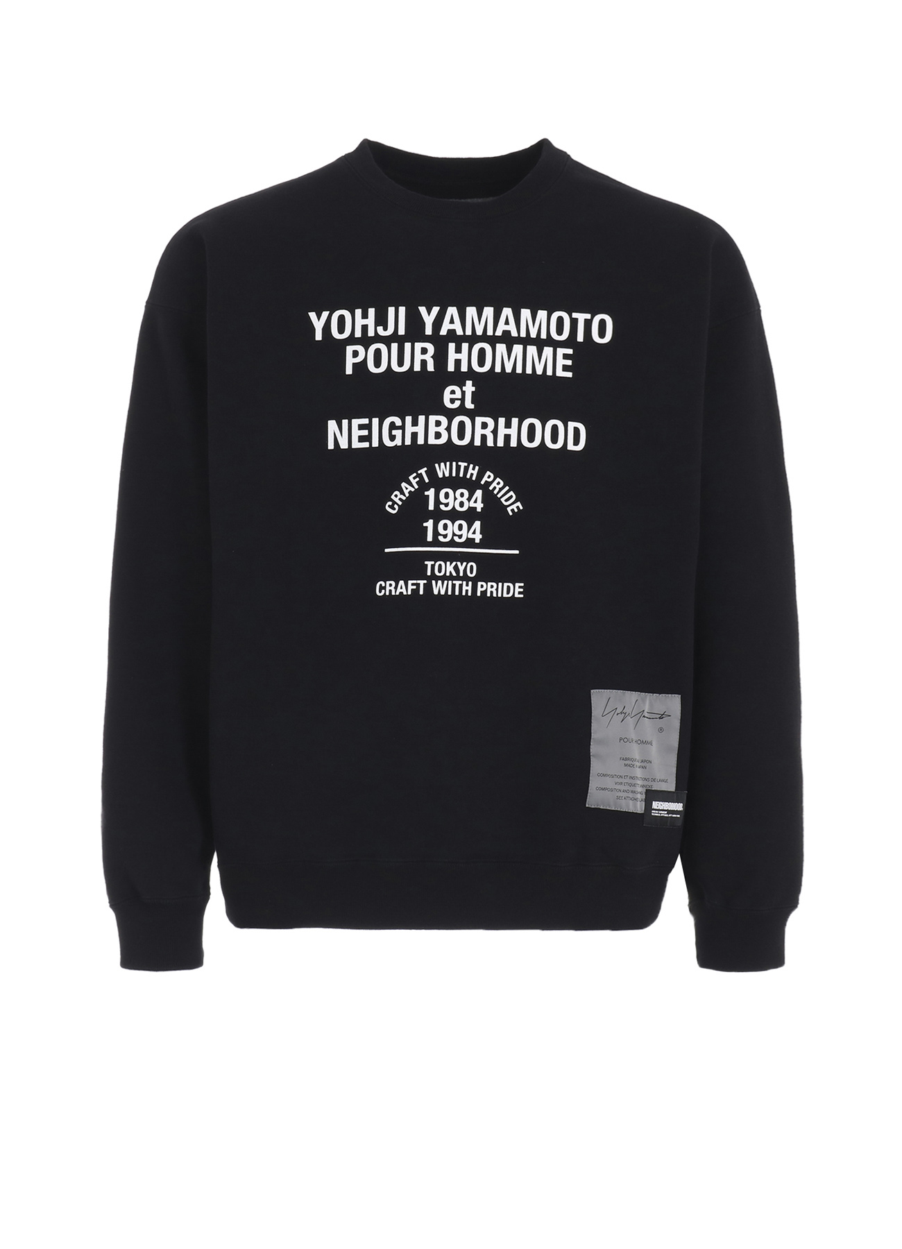 Yohji Yamamoto x NEIGHBORHOOD SWEAT SHIRT LS