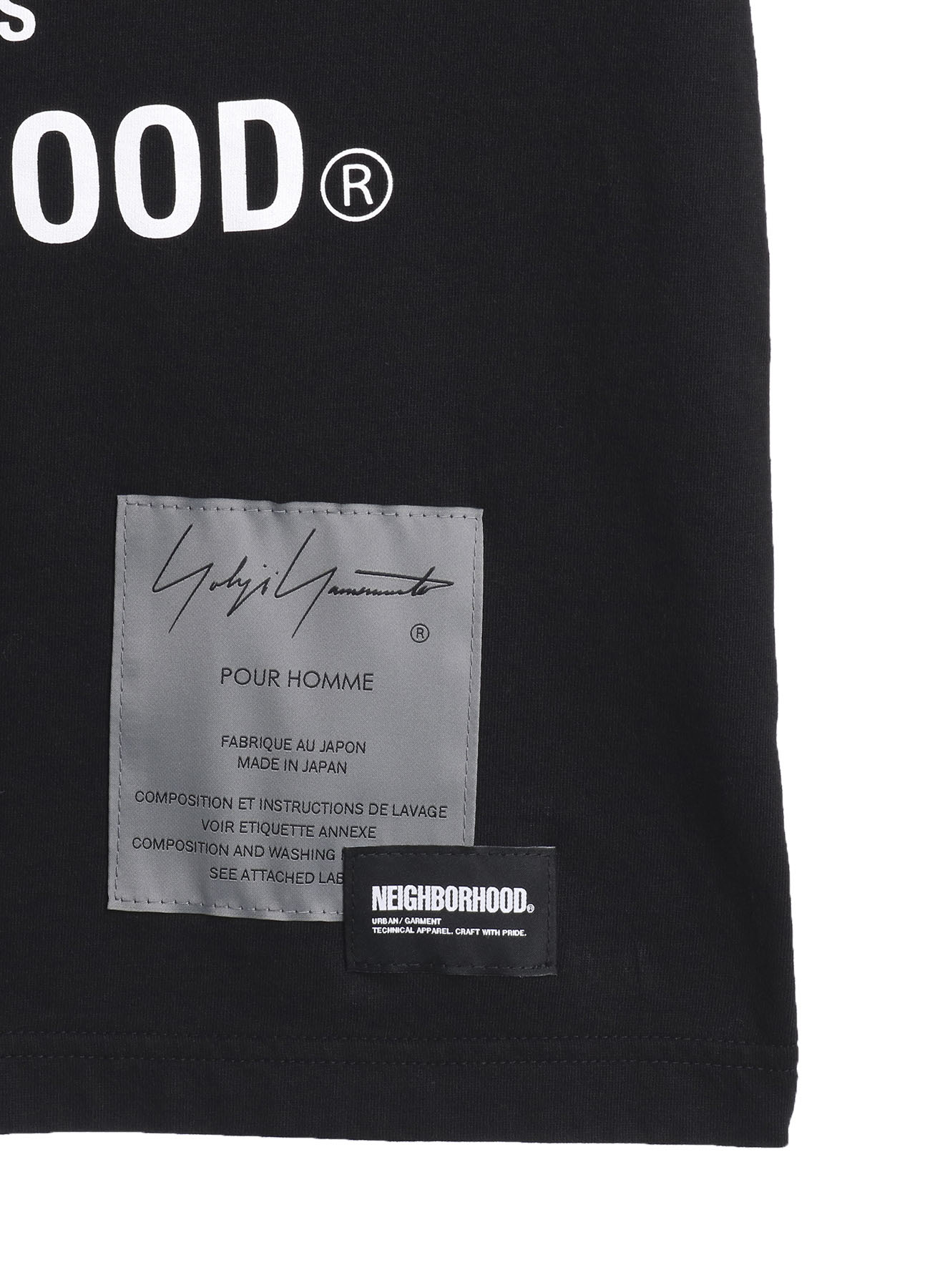 Yohji Yamamoto x NEIGHBORHOOD TEE SS-2