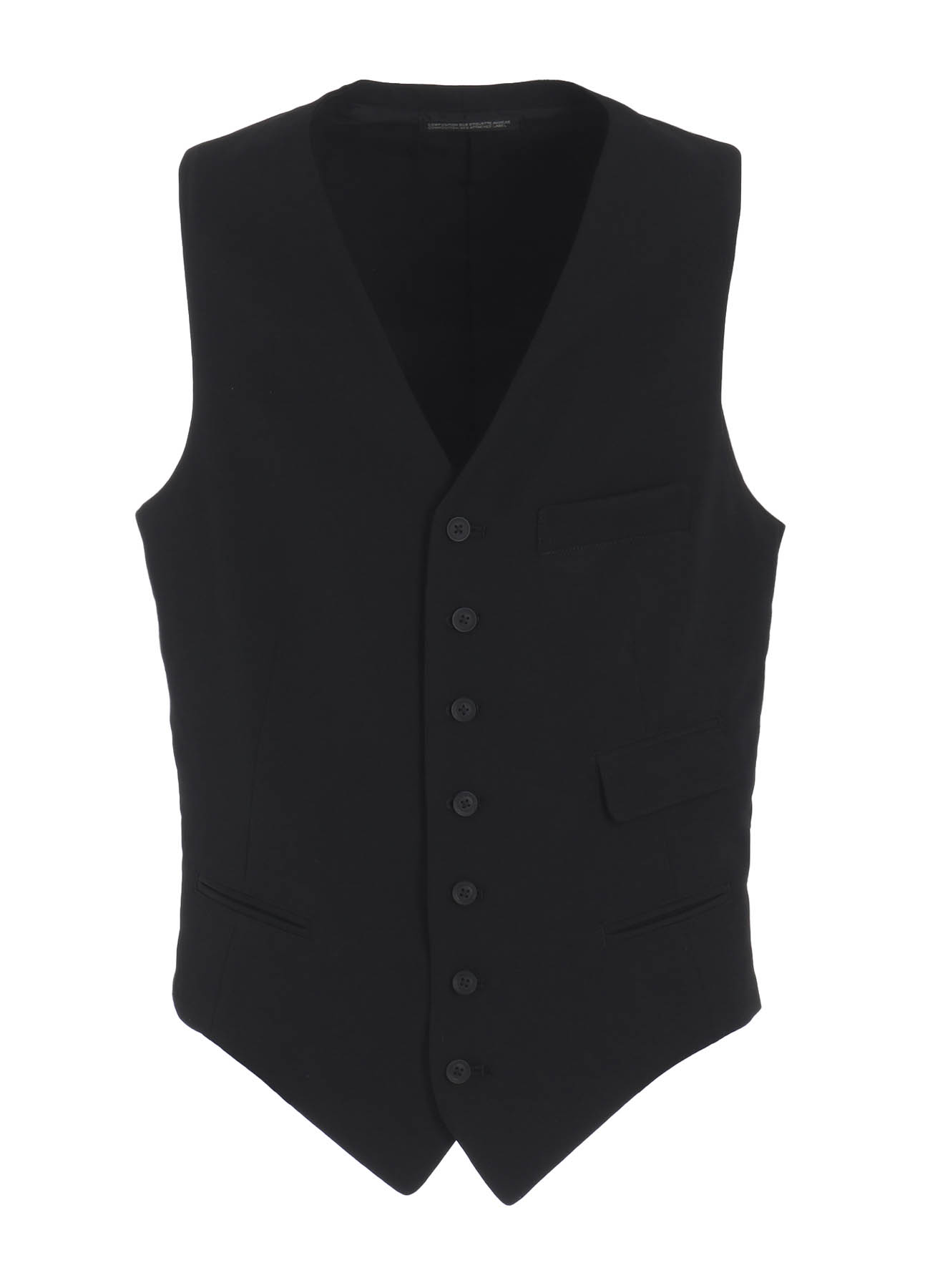 【Launching 10:00(JST), Jan 11】WOOL GABARDINE 7 BUTTONS VEST