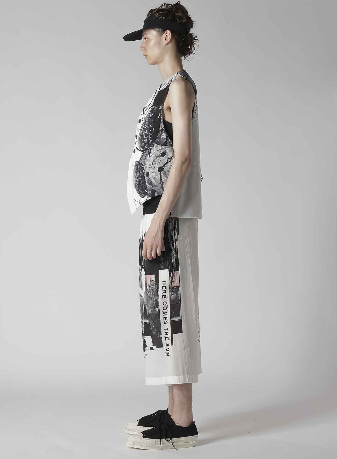 【Launching 10:00(JST), Jan 11】CLOCK PRINT ASYMMETRY VEST