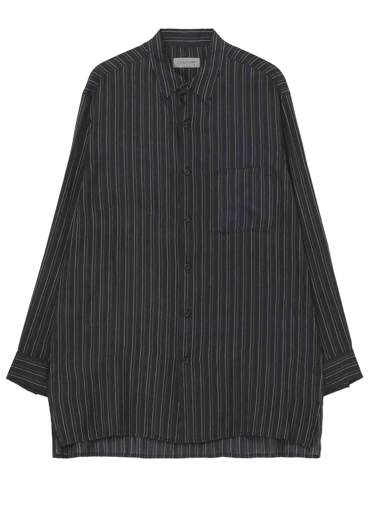 【Launching 10:00(JST) October 12】【PIECE UNIQUE/AOYAMA】INDIA SILK STRIPE BIG BLOUSE