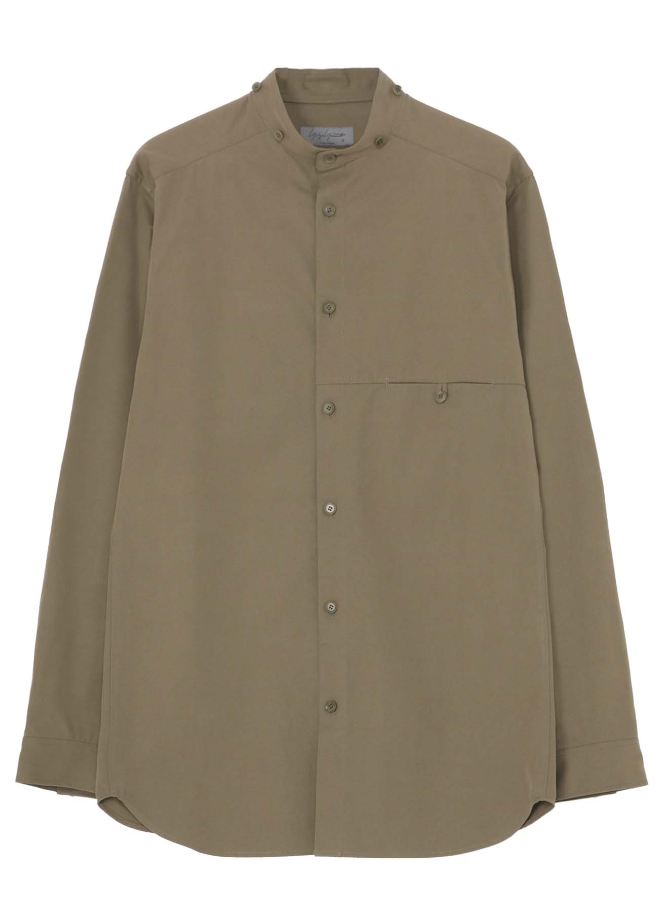 【Launching 10:00(JST) October 12】【PIECE UNIQUE/AOYAMA】KHAKI C/LIP RIBBON SPARE COLLAR BLOUSE