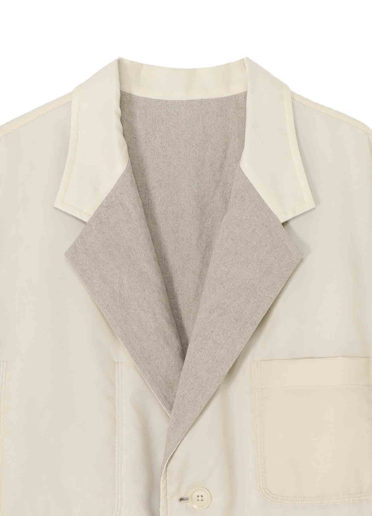 【Launching 10:00(JST) October 12】【PIECE UNIQUE/AOYAMA】Ny TWILL IVORY 4STITCHES REVERSIBLE JACKET