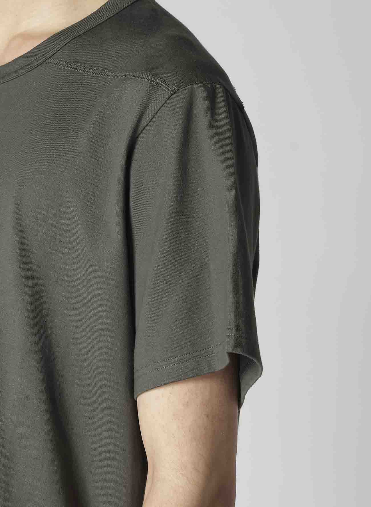 30/2 TIGHT TENSION SINGLE JERSEY RE SHOULDER PANEL SHORT SLEEVE T