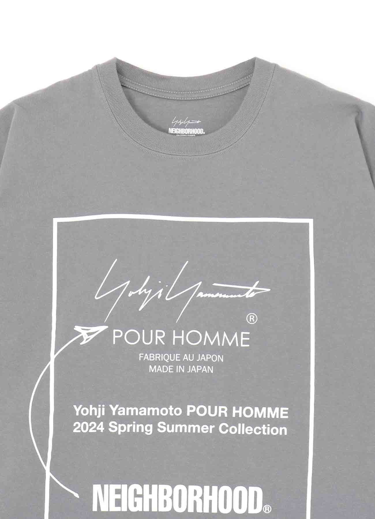 Yohji Yamamoto x NEIGHBORHOOD  COTTON JERSEY  PT SHORT SLEEVE