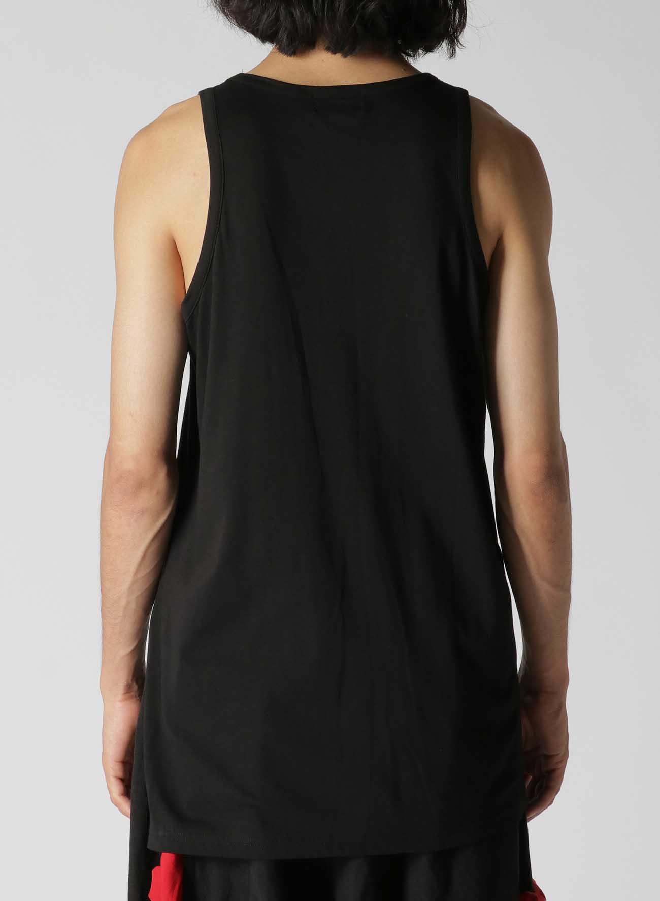 COMBED SINGLE JERSEY BINDER HENRY NECK TANK TOP