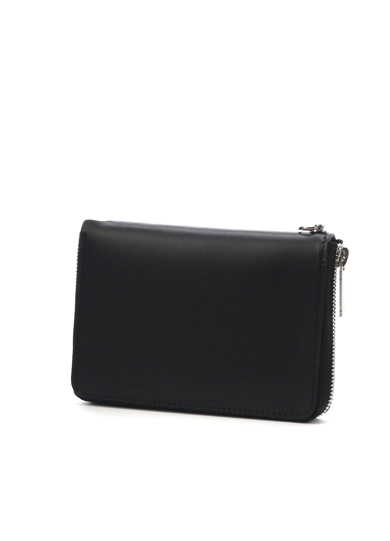 THICK UNFINISHED LEATHER ZIP WALLET S