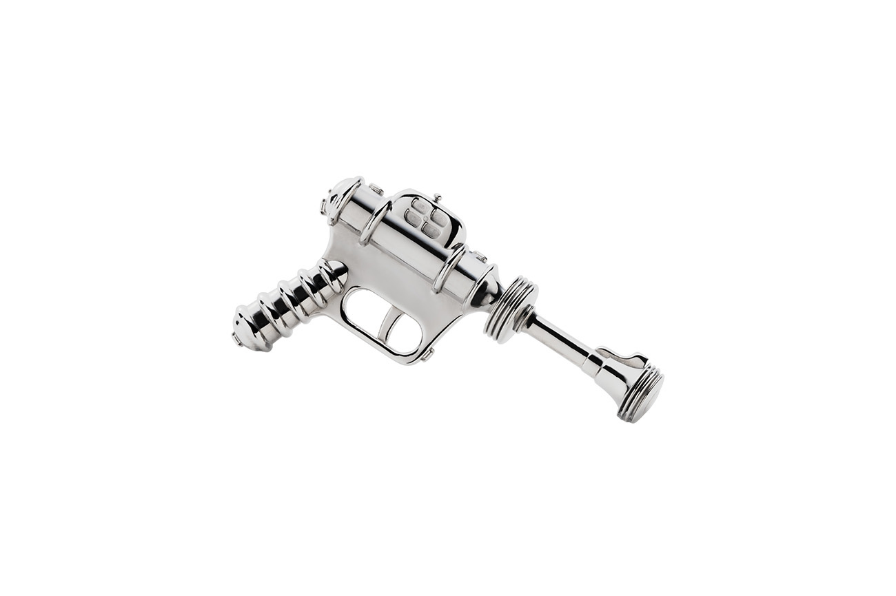 SILVER925 PISTOL BROOCH