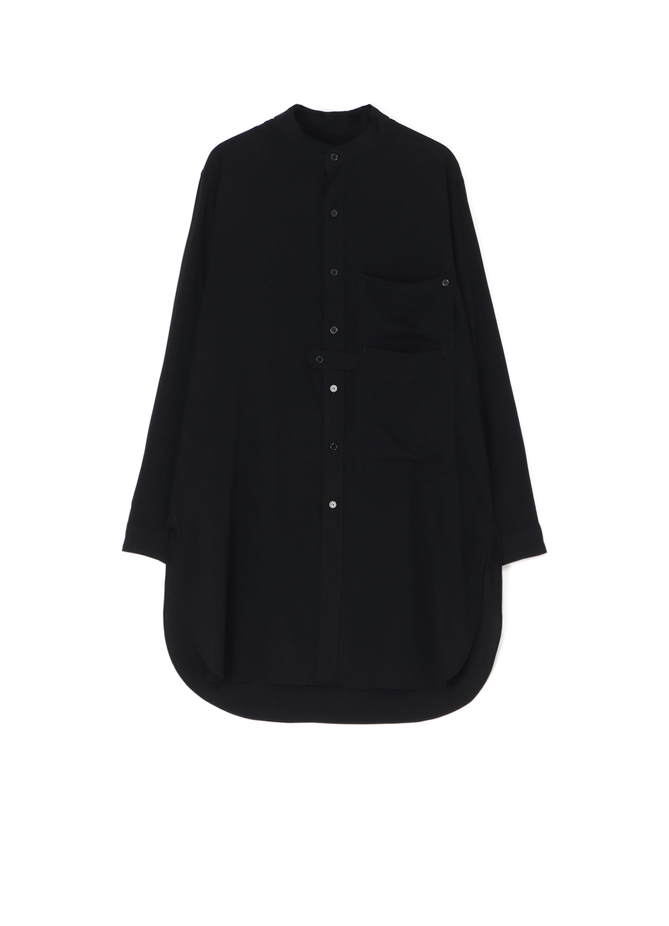 RAYON CAMBRIC SHIRT WITH FLAP POCKET DETAIL