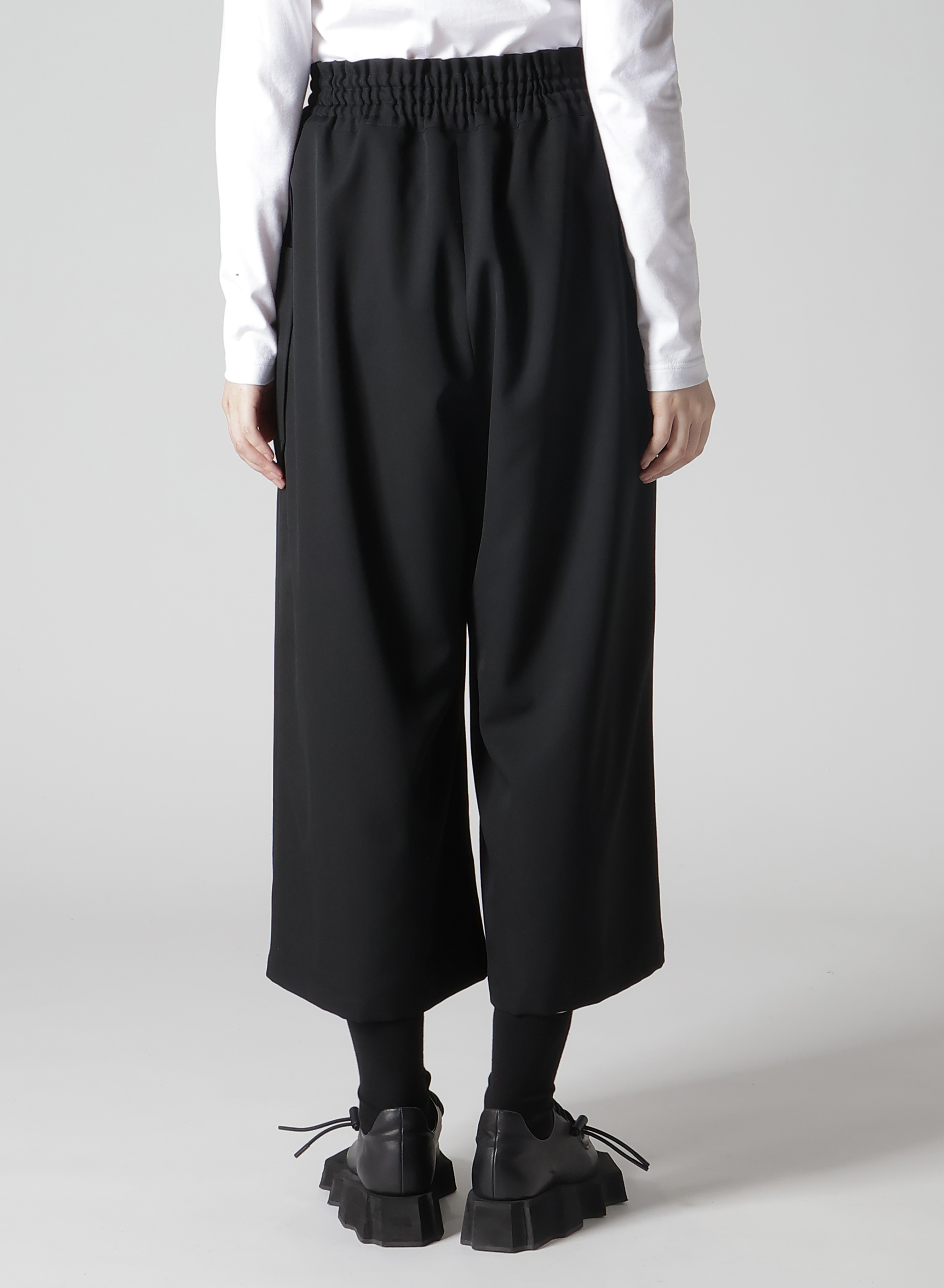 WOOL GABARDINE BIG PANTS