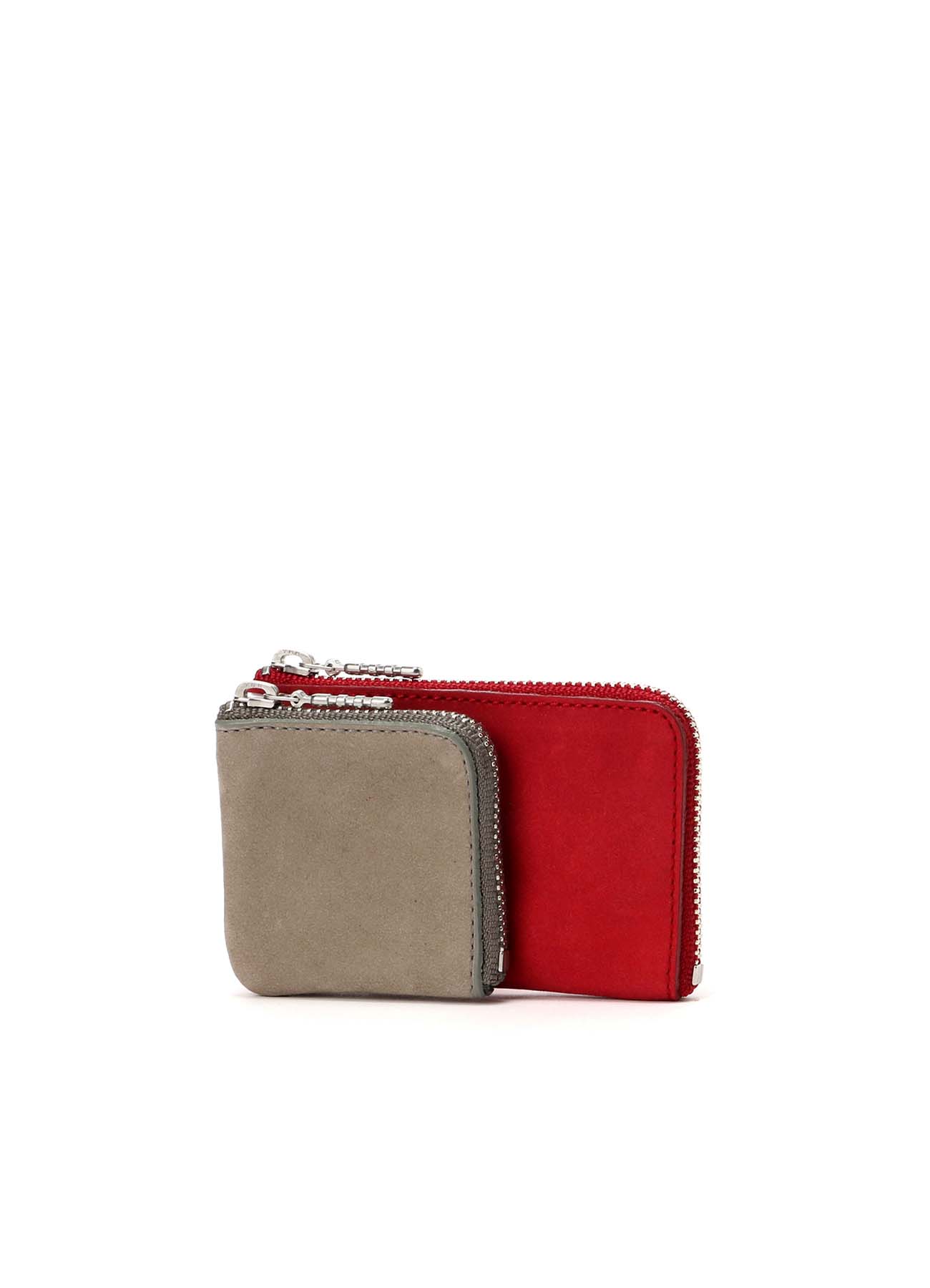 Color Nubuck Combination W Mini Wallet A