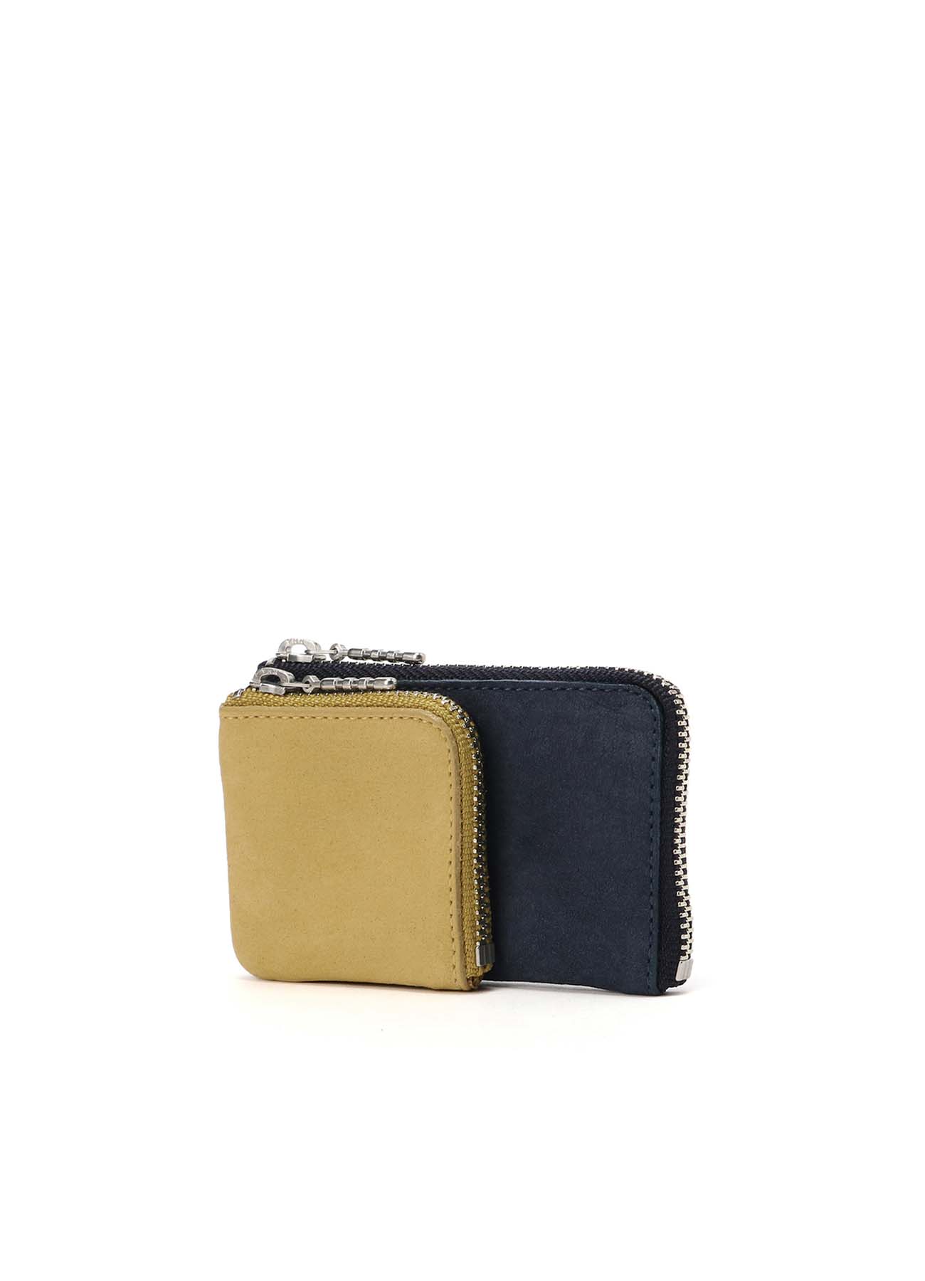 Color Nubuck Combination W Mini Wallet A