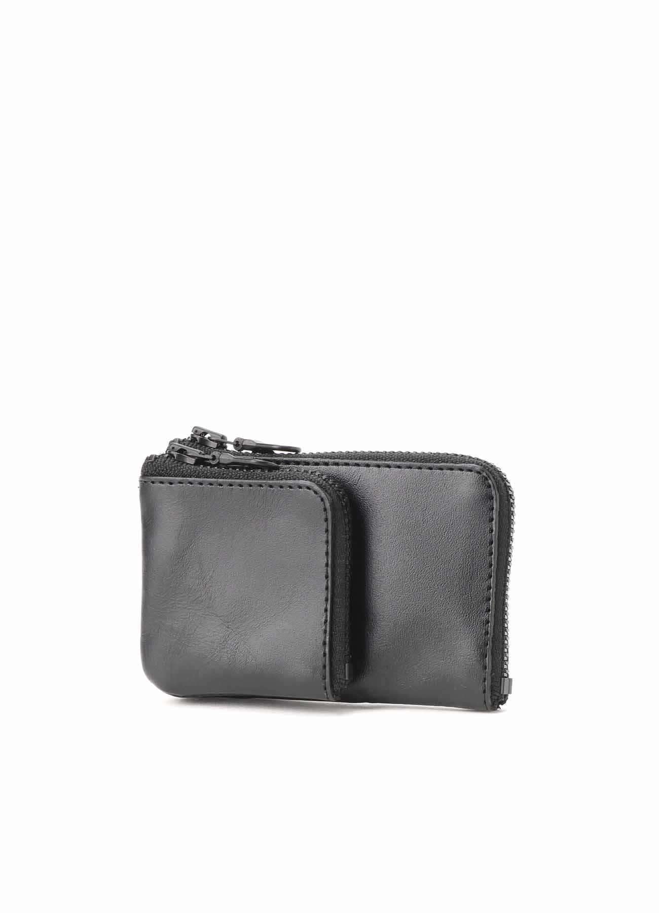 Matte Oil Leather W Mini Wallet.A
