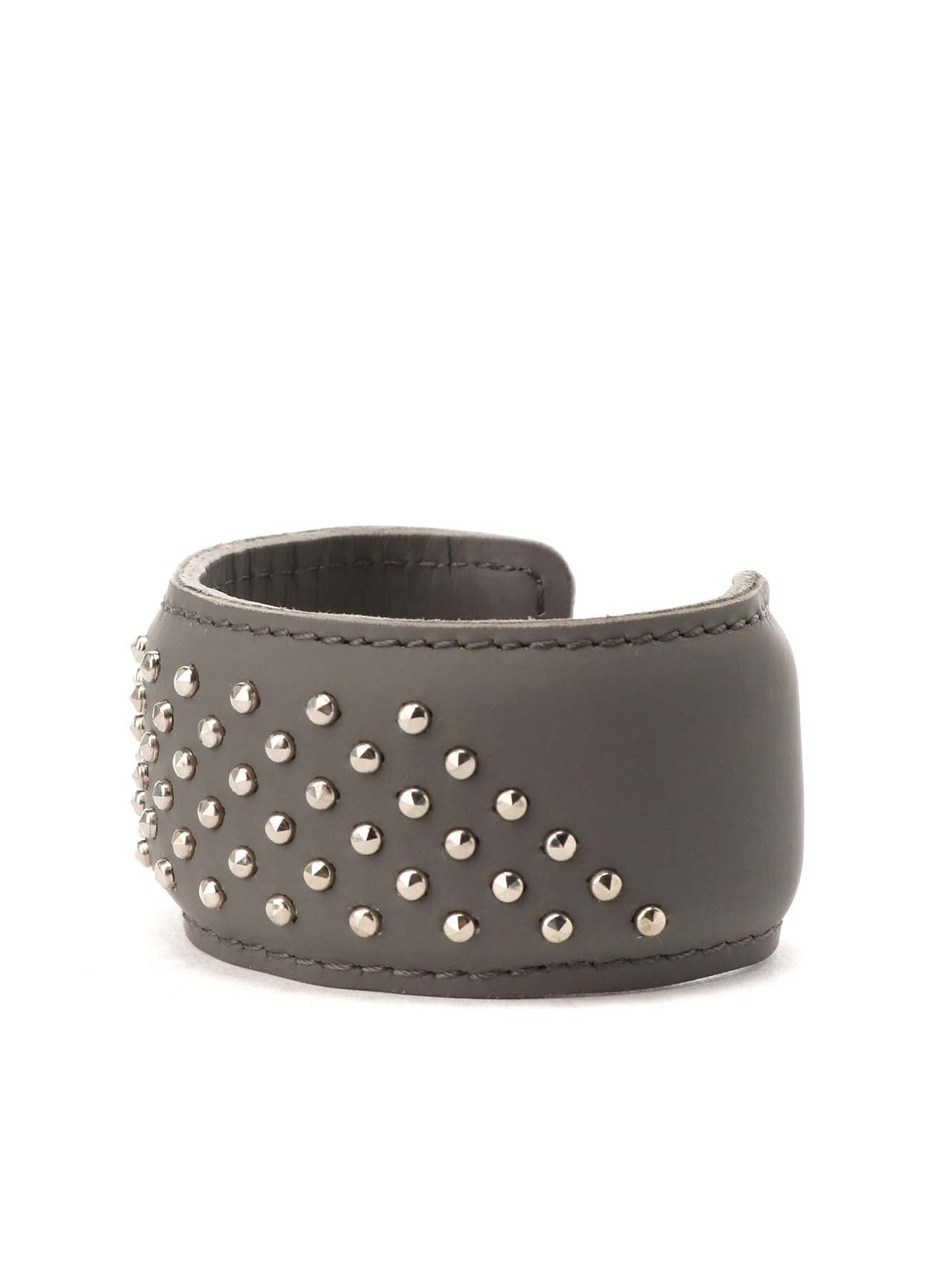 Rubber Touch Leather Studs Bangle