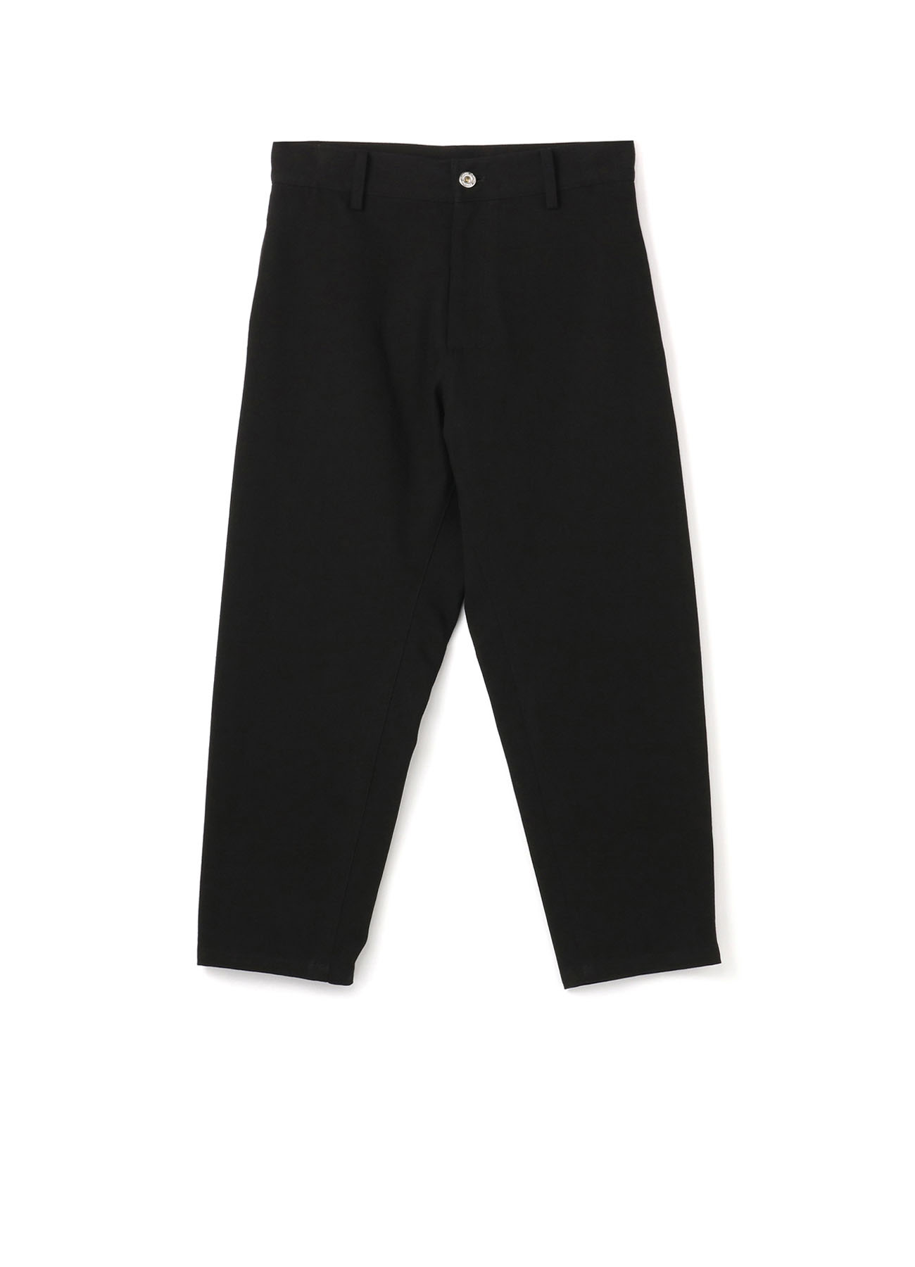 Black Denim Three Quarter Length Pants