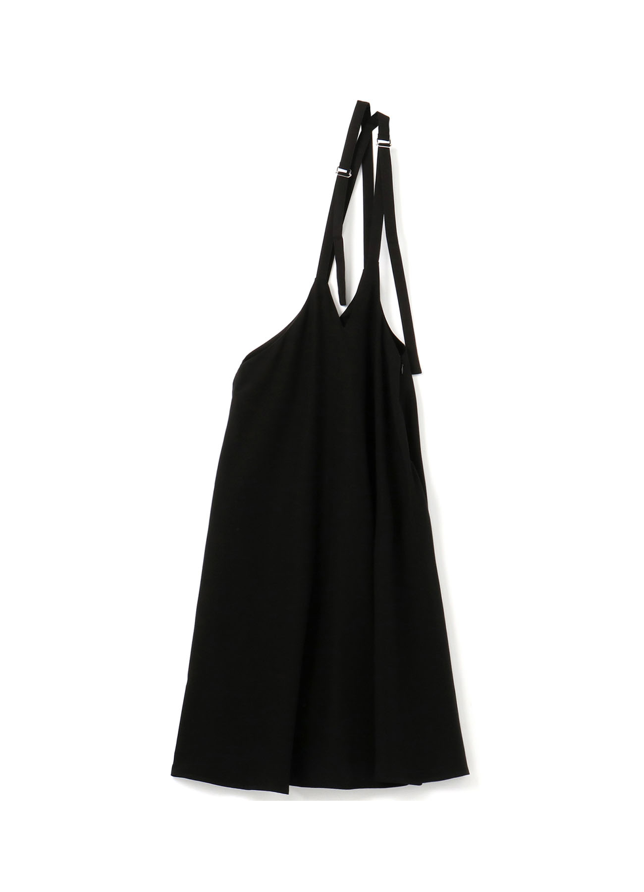 Ry/Cu Gabardine Asymmetry Suspender Skirt