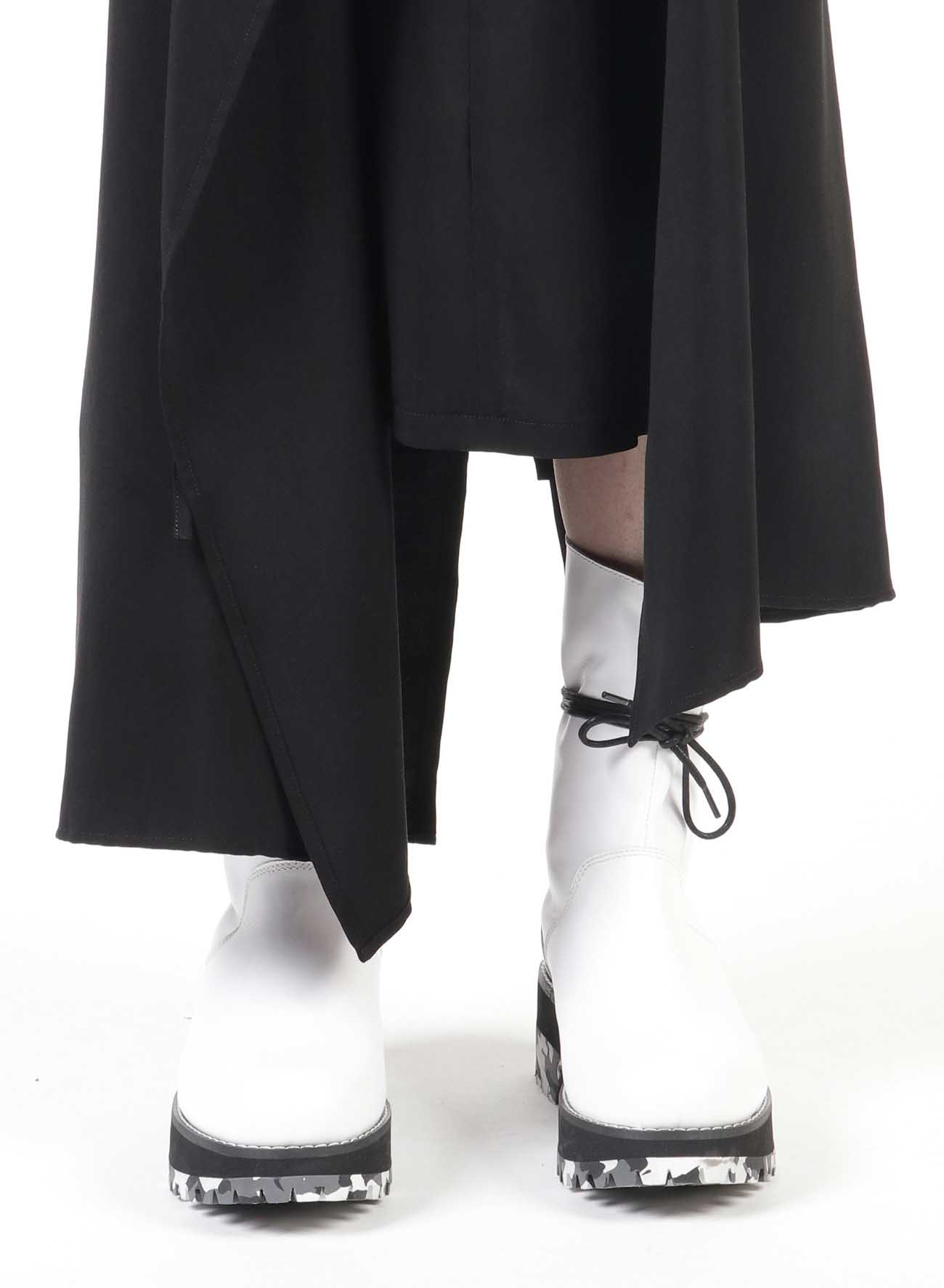 Ry/Cu Tussah Layered Tight Skirt