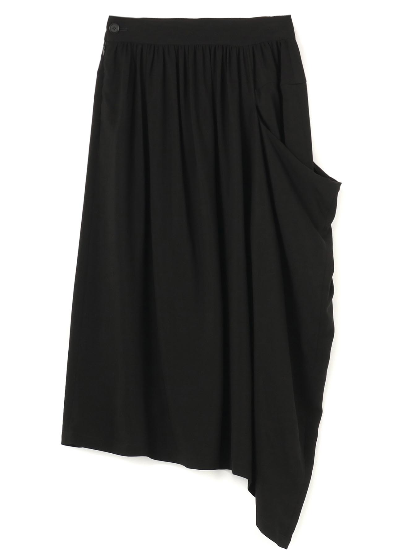 Ry/Cu Tussah Drape Pocket Skirt