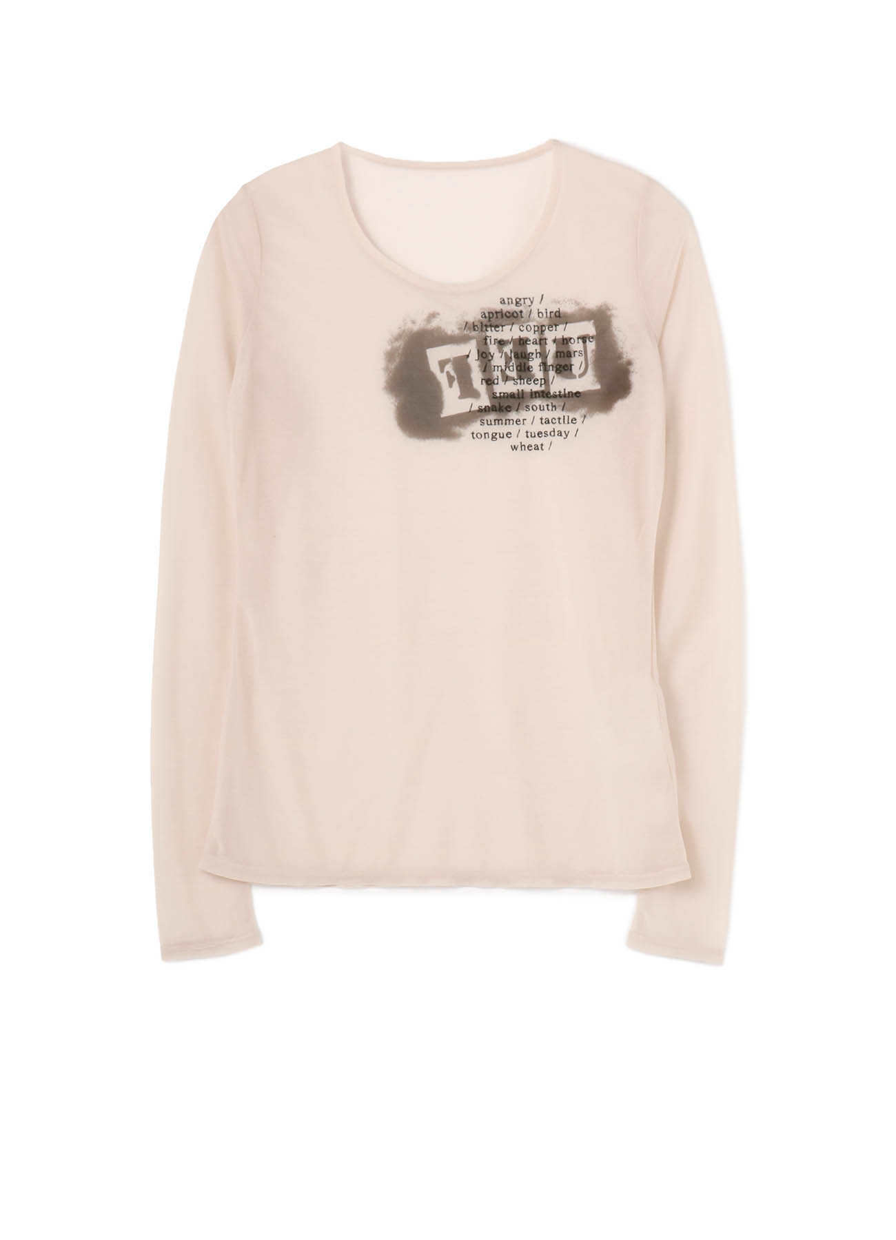 FEU Embroidery & Print Tight Long Sleeve T
