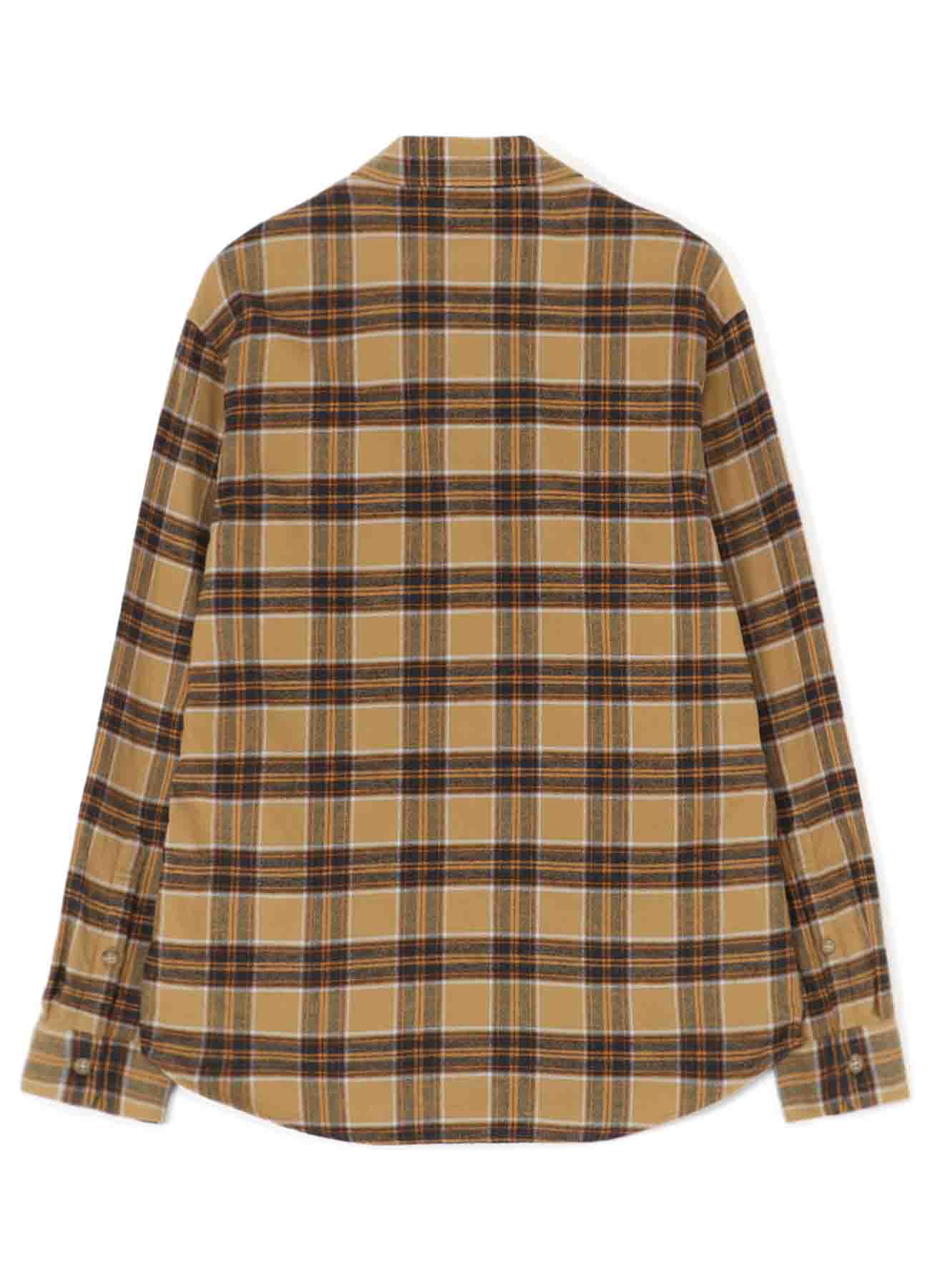 PLAID FLANNEL SHIRT WITH BIG CHEST POCKET