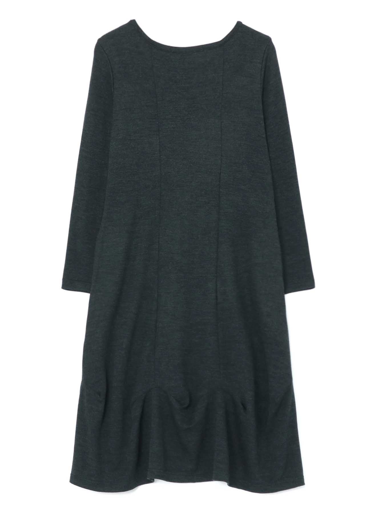 SOFT WOOL DRESS WITH DARTS