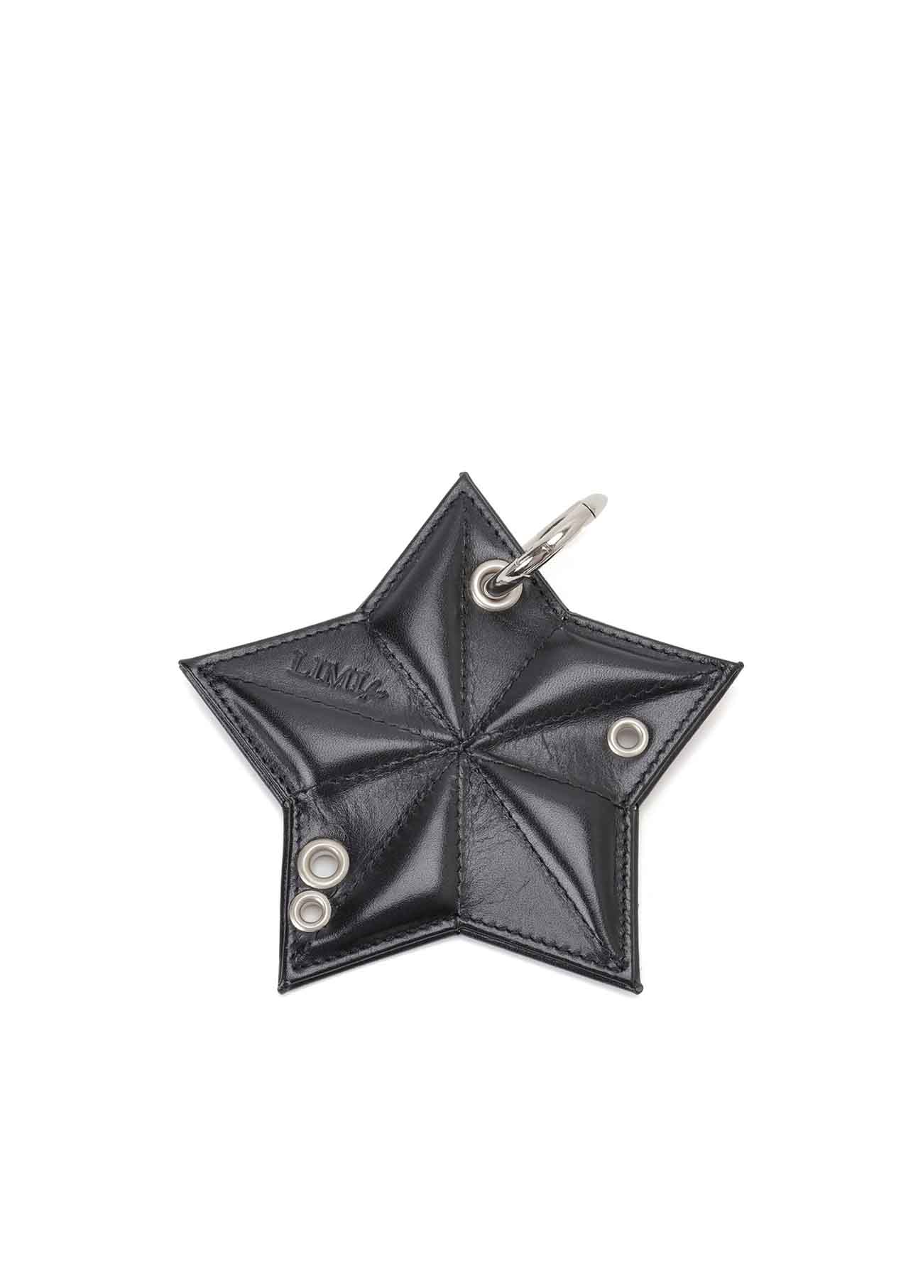 SMOOTH LEATHER EYELET STAR MIRROR