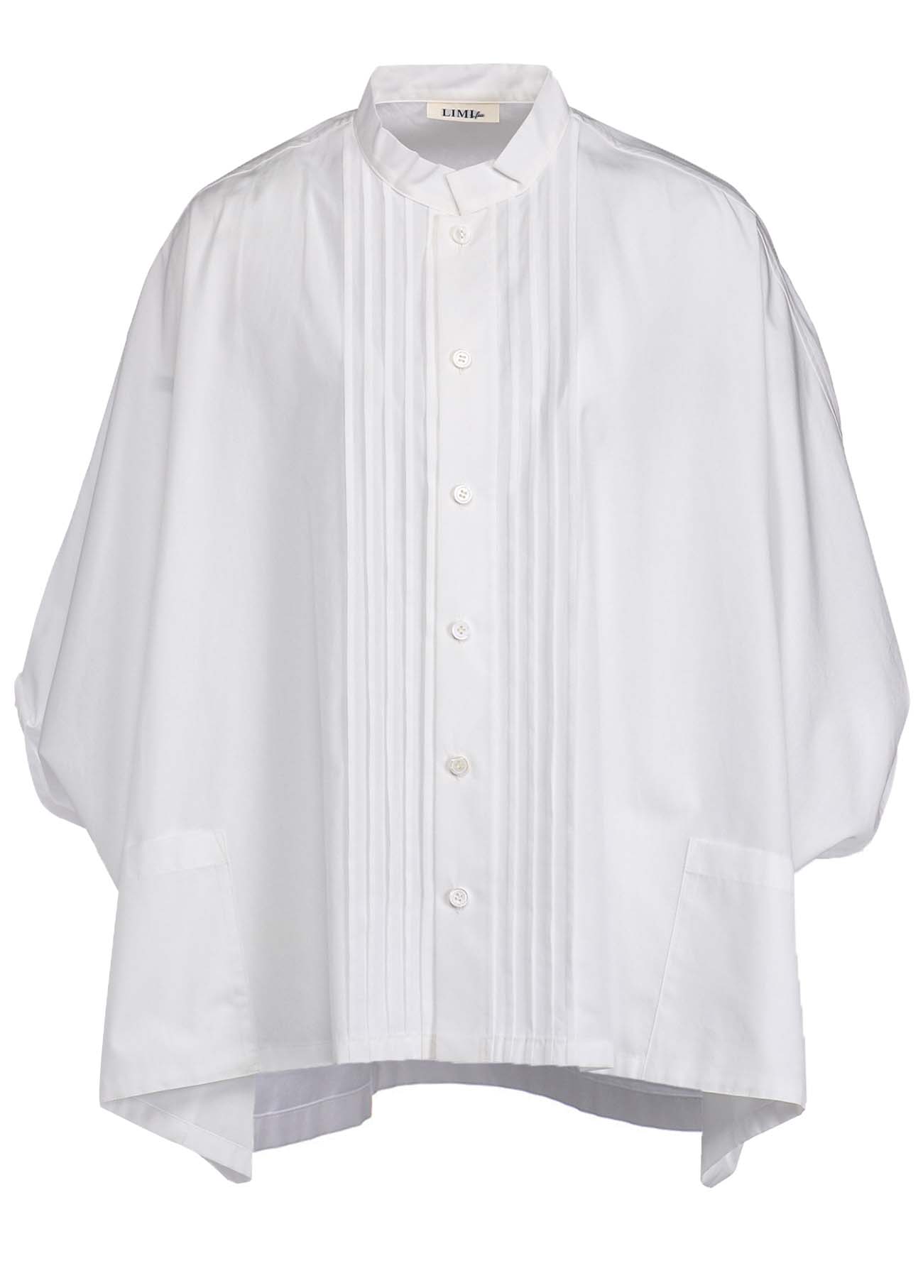 100/2 BROAD COTTON PIN TUCK BIG SHIRT