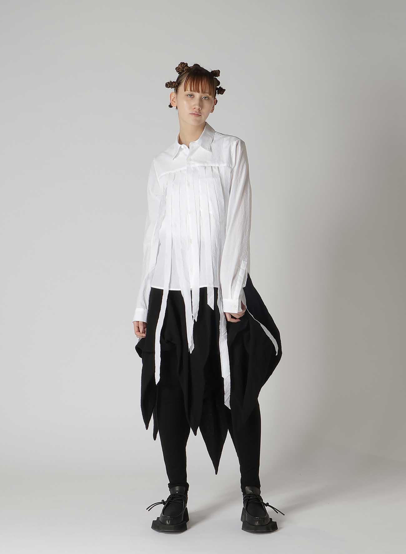 WASHER TYPEWRITER FRINGE SHIRT