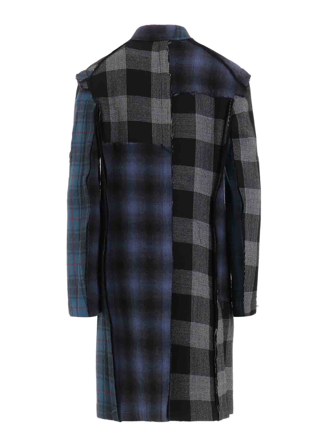 MULTI PLAID B TAILORED COAT