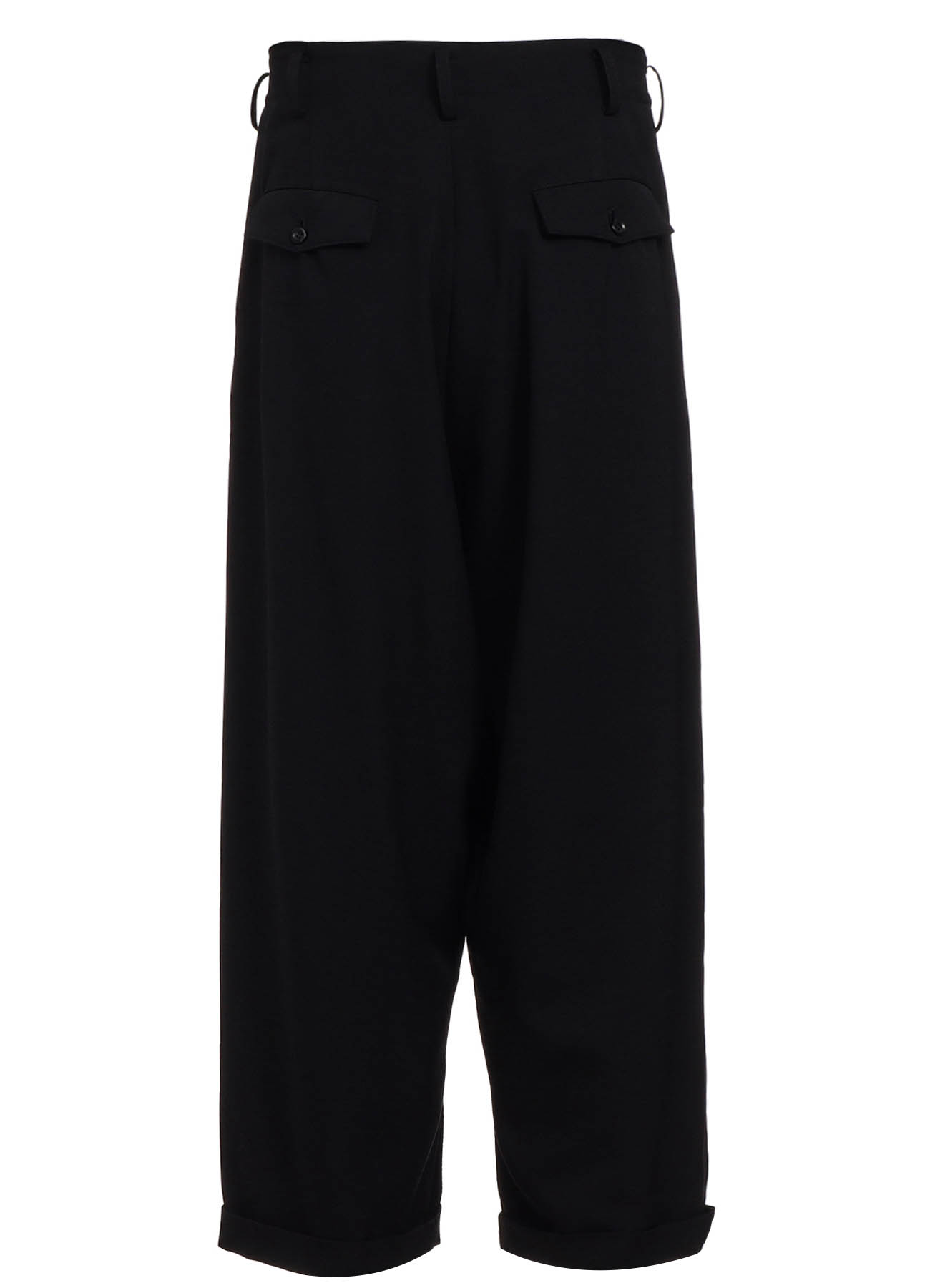 WOOL GABARDINE 2 TUCKS PANTS