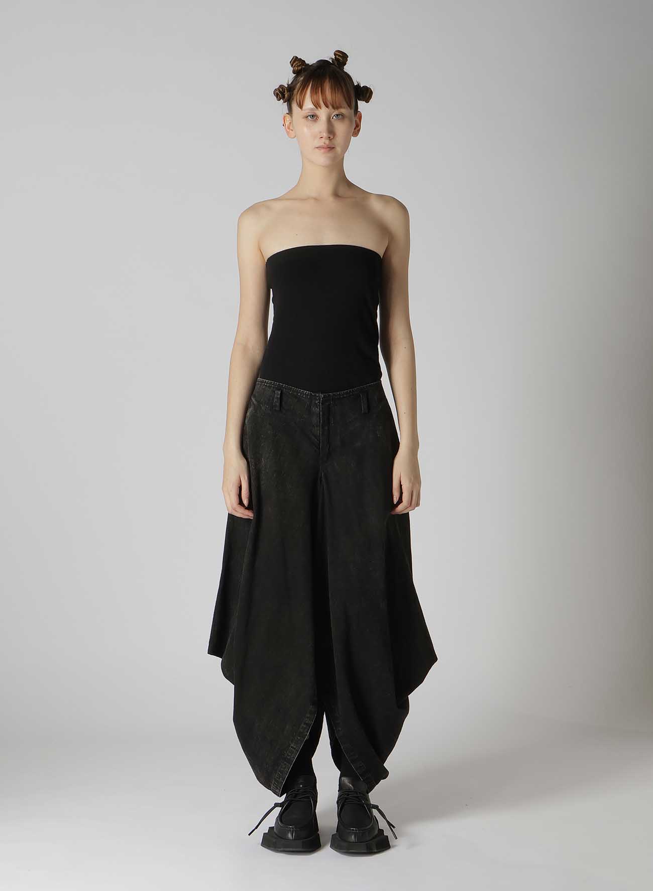 POWDER BLEACH BOX PANTS B