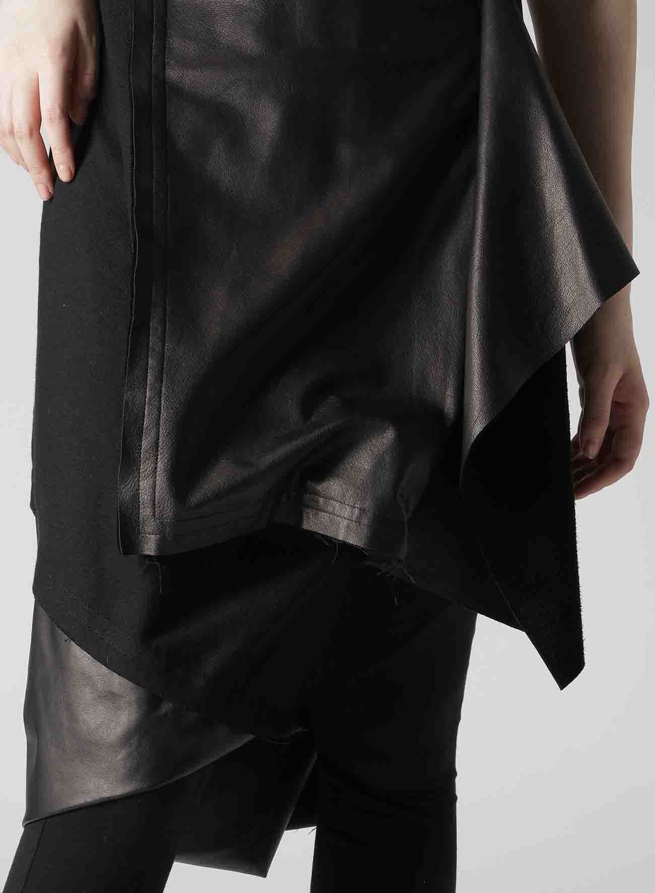 LIGHT SERGE PANELED SKIRT