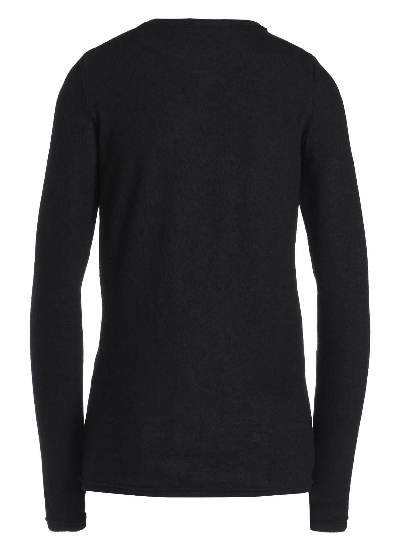 WOOL SHRINK SINGLE JERSEY LONG SLEEVES T-SHIRT